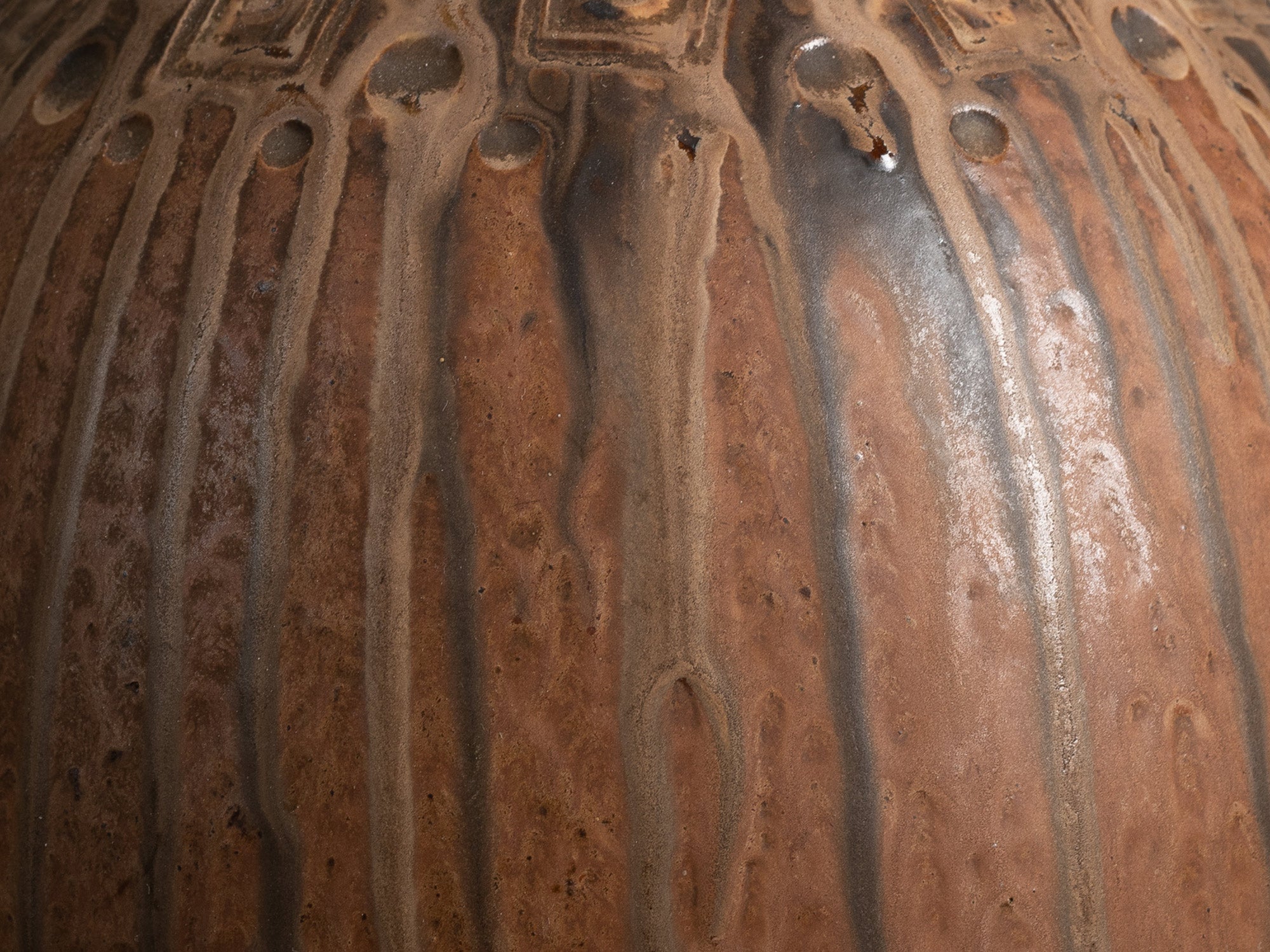 Vase ansé en grès de La Borne par Joseph Talbot, France (vers 1930)..Art Déco handled vase in La Borne stoneware by Joseph Talbot, France (circa 1930)