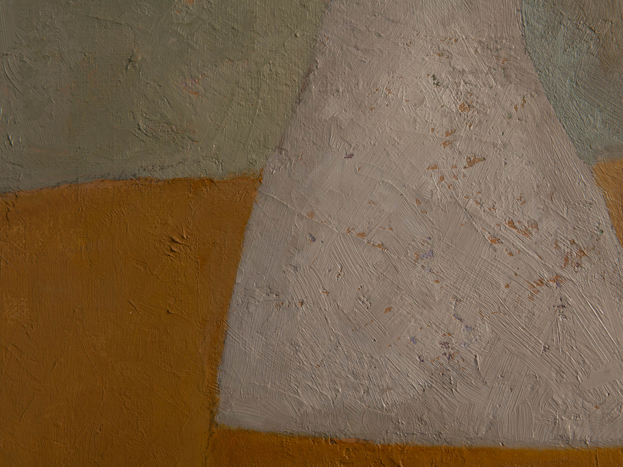Vie silencieuse, huile sur toile de Claude Foënet, France (2000)..Silent life, oil on canvas by Claude Foënet, France (2000)