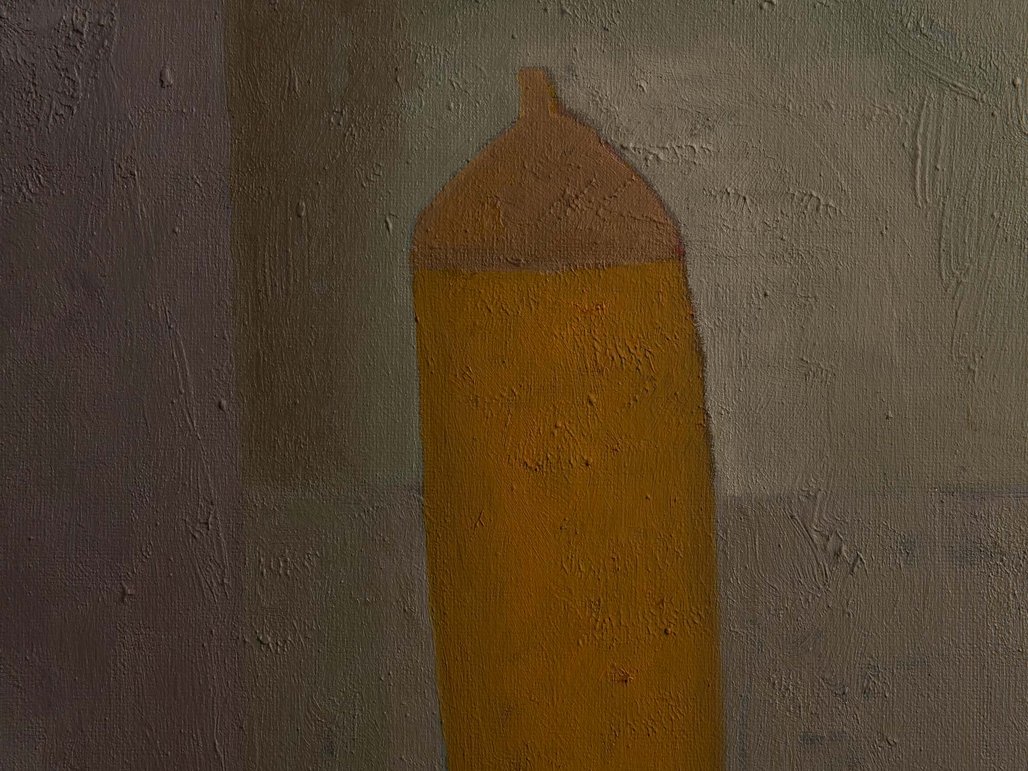Vie silencieuse, huile sur toile de Claude Foënet, France (2000)..Silent life, oil on canvas by Claude Foënet, France (2000)