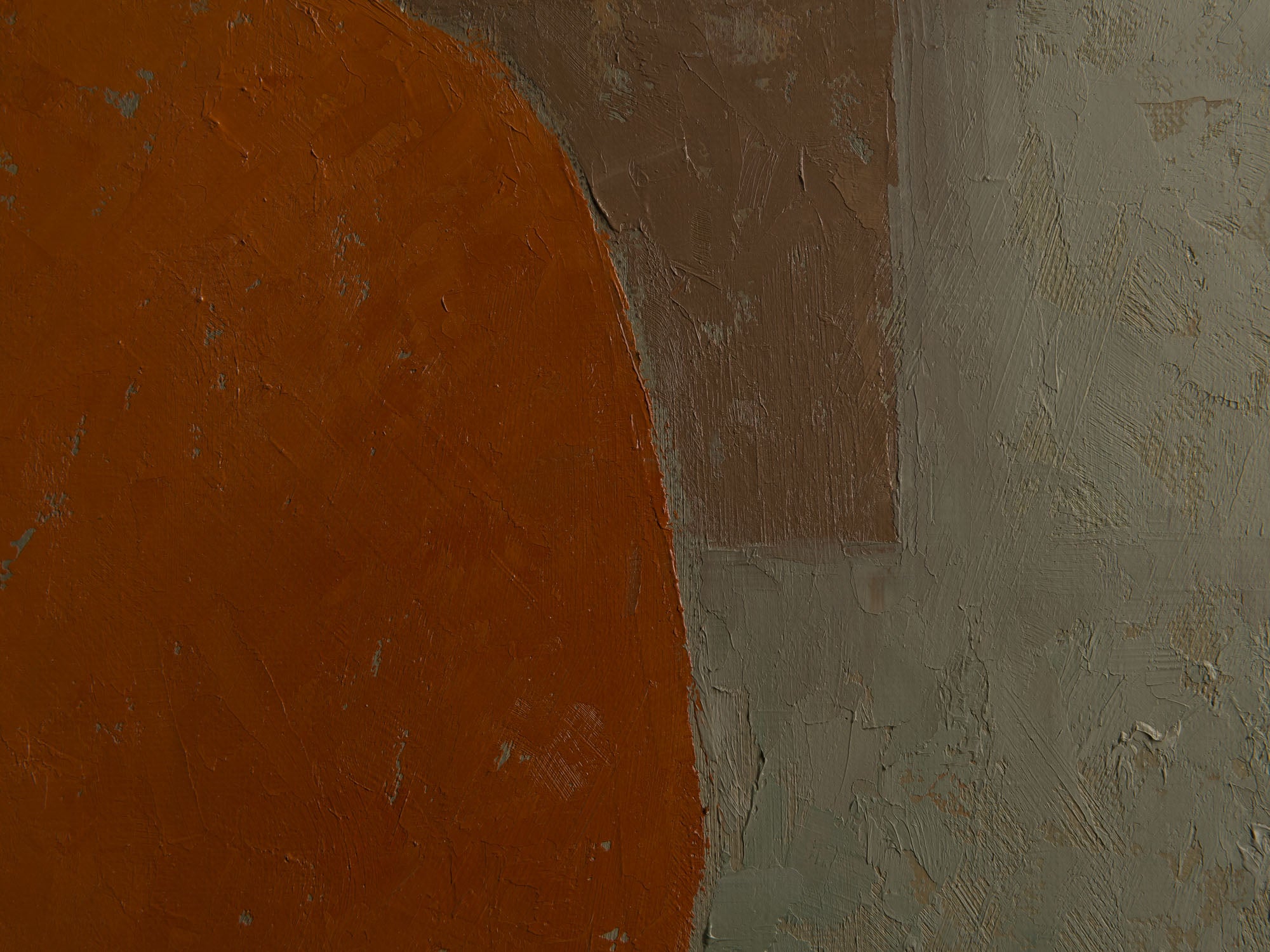 Vie silencieuse, huile sur toile de Claude Foënet, France (1997)..Silent life, oil on canvas by Claude Foënet, France (1997)