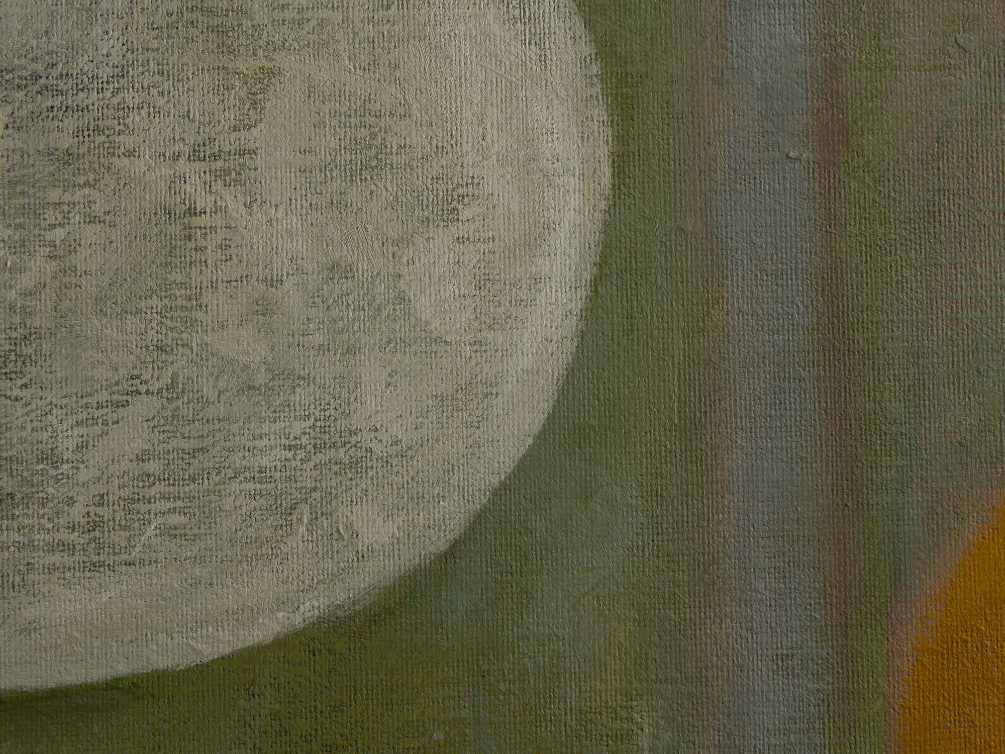 Vie silencieuse, huile sur toile de Claude Foënet, France (1997)..Silent life, oil on canvas by Claude Foënet, France (1997)