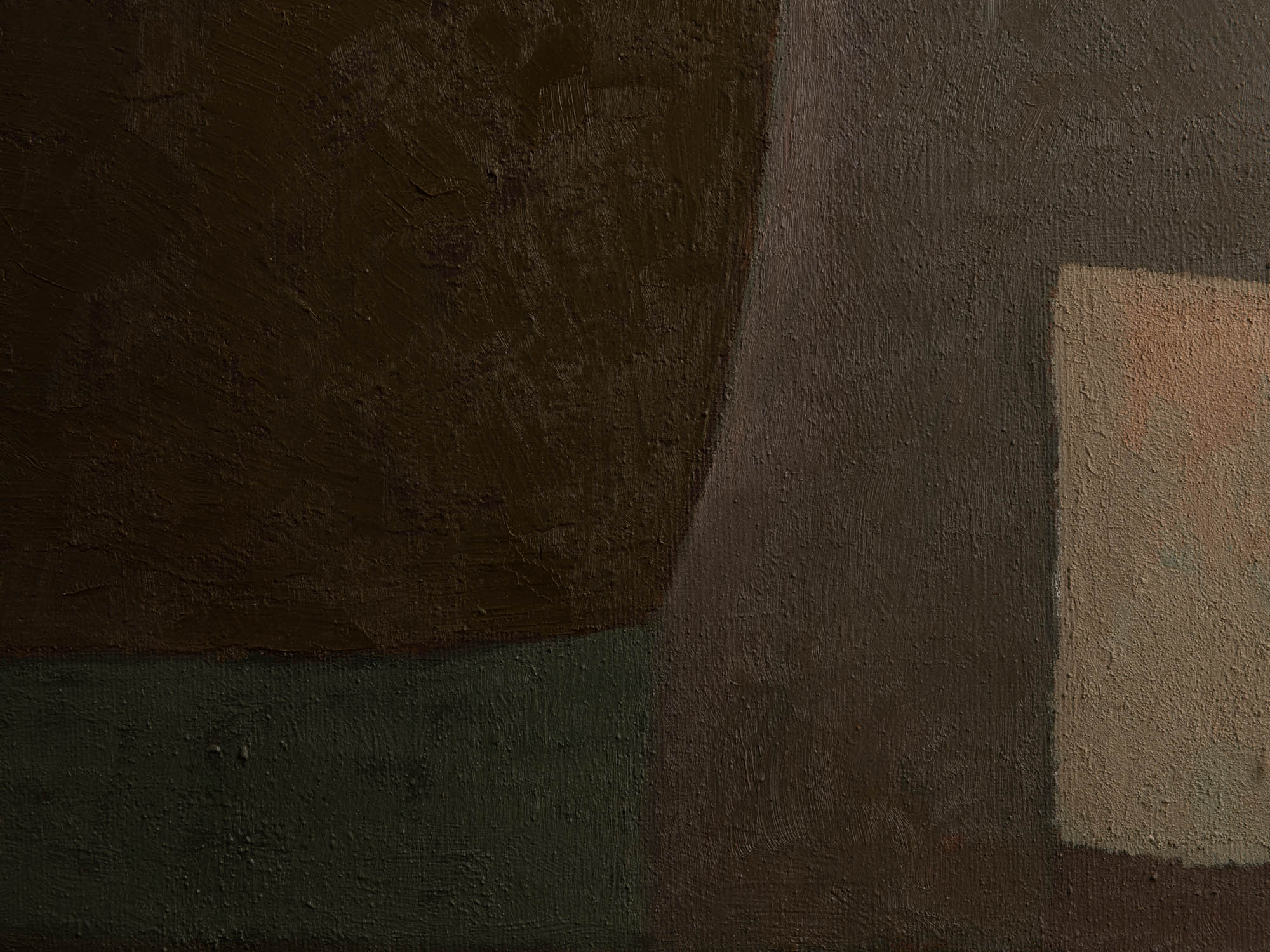 Vie silencieuse, huile sur toile de Claude Foënet, France (2001)..Silent life, oil on canvas by Claude Foënet, France (2001)