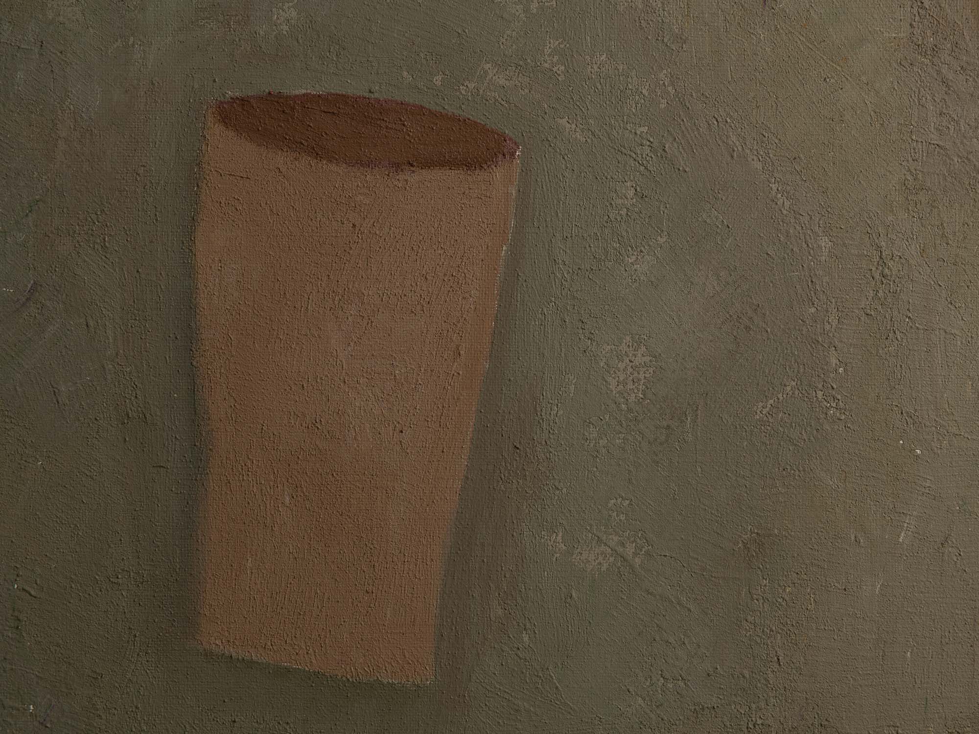 Vie silencieuse, huile sur toile de Claude Foënet, France (2001)..Silent life, oil on canvas by Claude Foënet, France (2001)