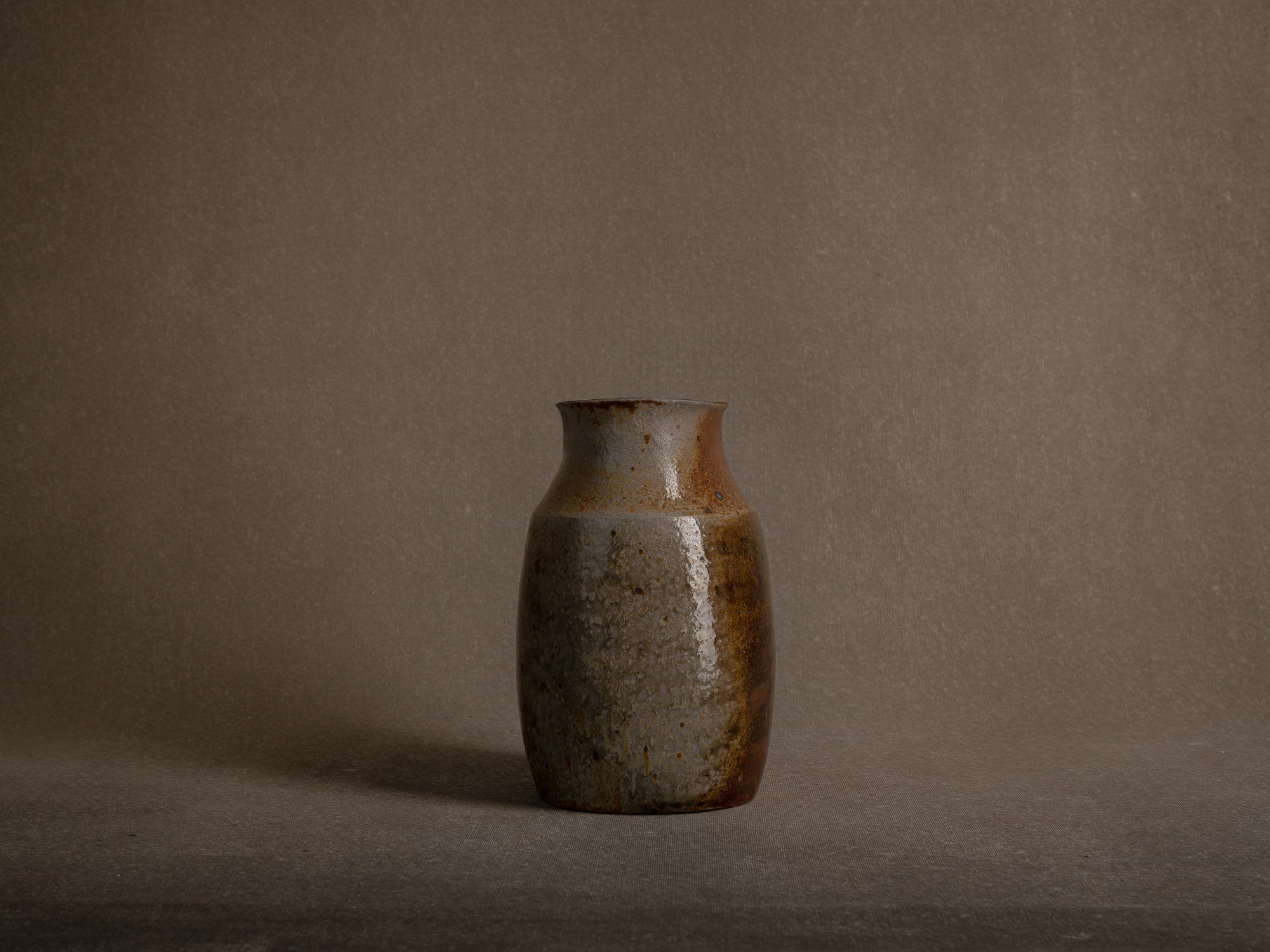 Important vase par Yves Mohy à La Borne, France (vers 1959)..Important vase by Yves Mohy in La Borne, France (circa 1959)