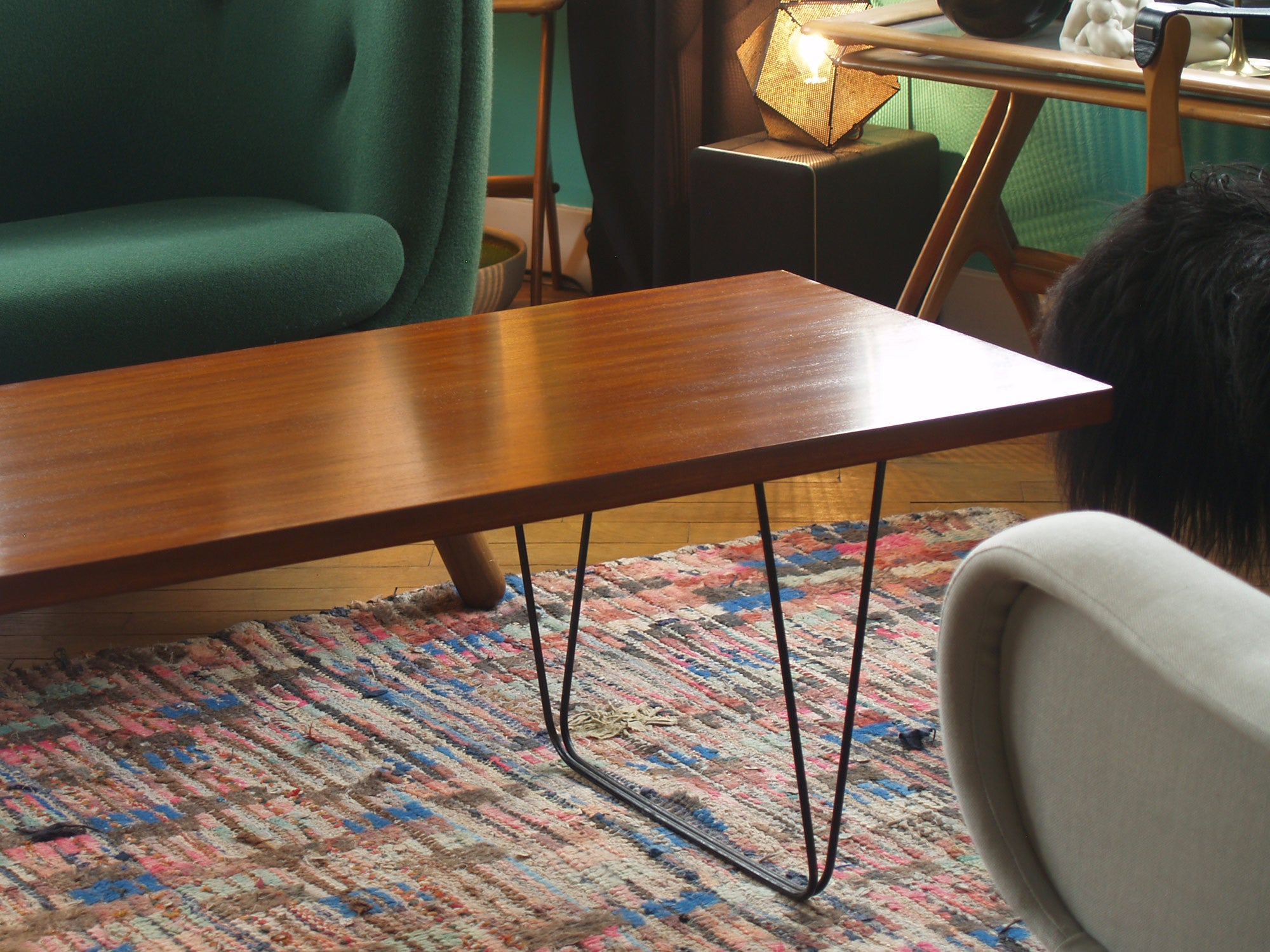 Table basse CM 191 de Pierre Paulin pour Thonet, France (vers 1957)..CM 191 Coffee table by Pierre Paulin for Thonet, France (vers 1957)