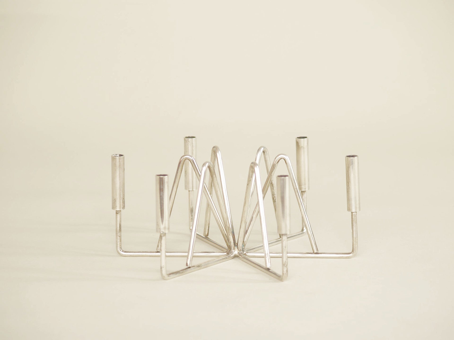 Chandelier, centre de table moderniste, Danemark (vers 1955)..Table centerpiece chandelier, Denmark (circa 1955)