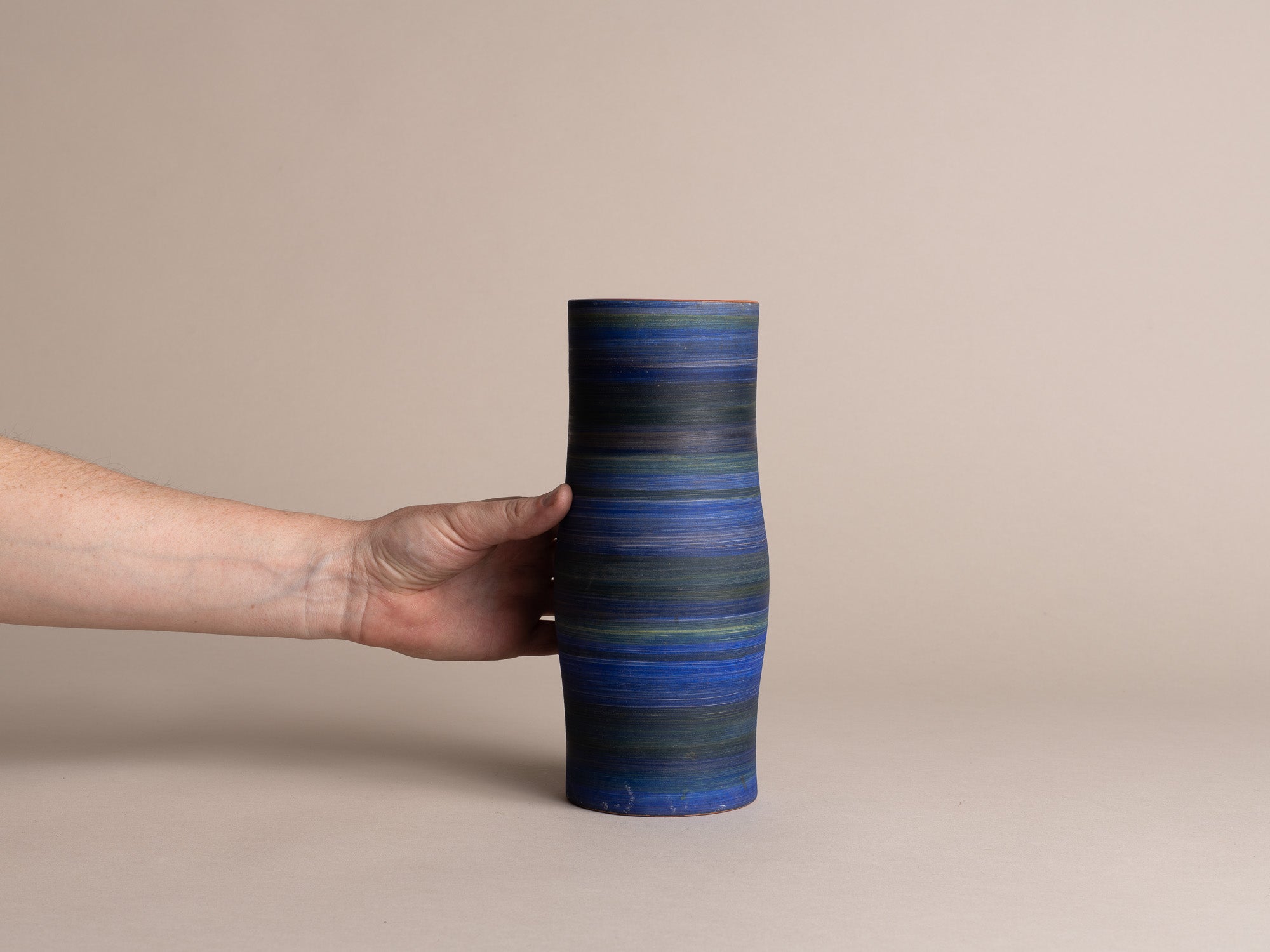 Vase de Georges Cueille, France (vers 1958)..Vallauris vase by Georges Cueille, France (circa 1958)