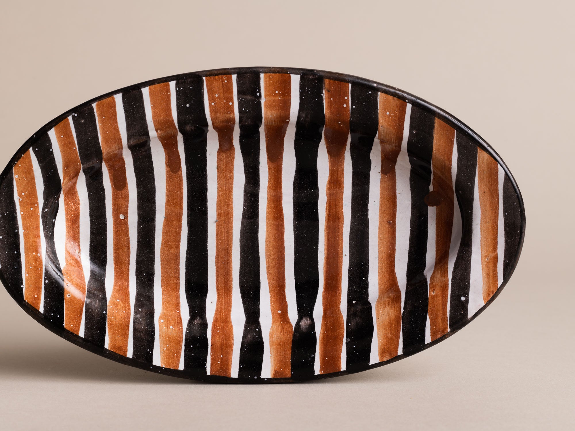 Paire de coupes de Robert Picault, France (vers 1948)..Set of 2 oval bowls by Robert Picault, France (circa 1948)