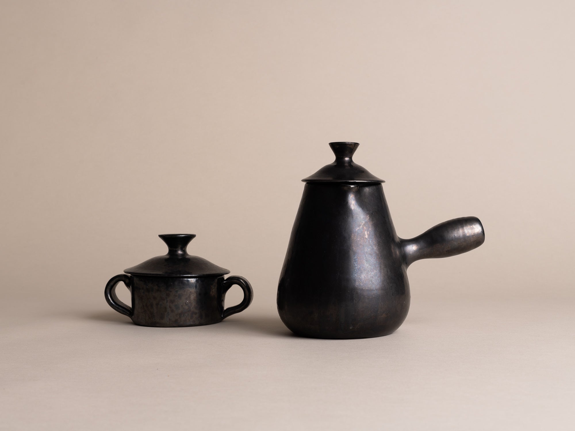 Rare Service à thé & café de Robert Picault, France (vers 1948)..Rare Tea & Coffee Set by Robert Picault, France (circa 1948)