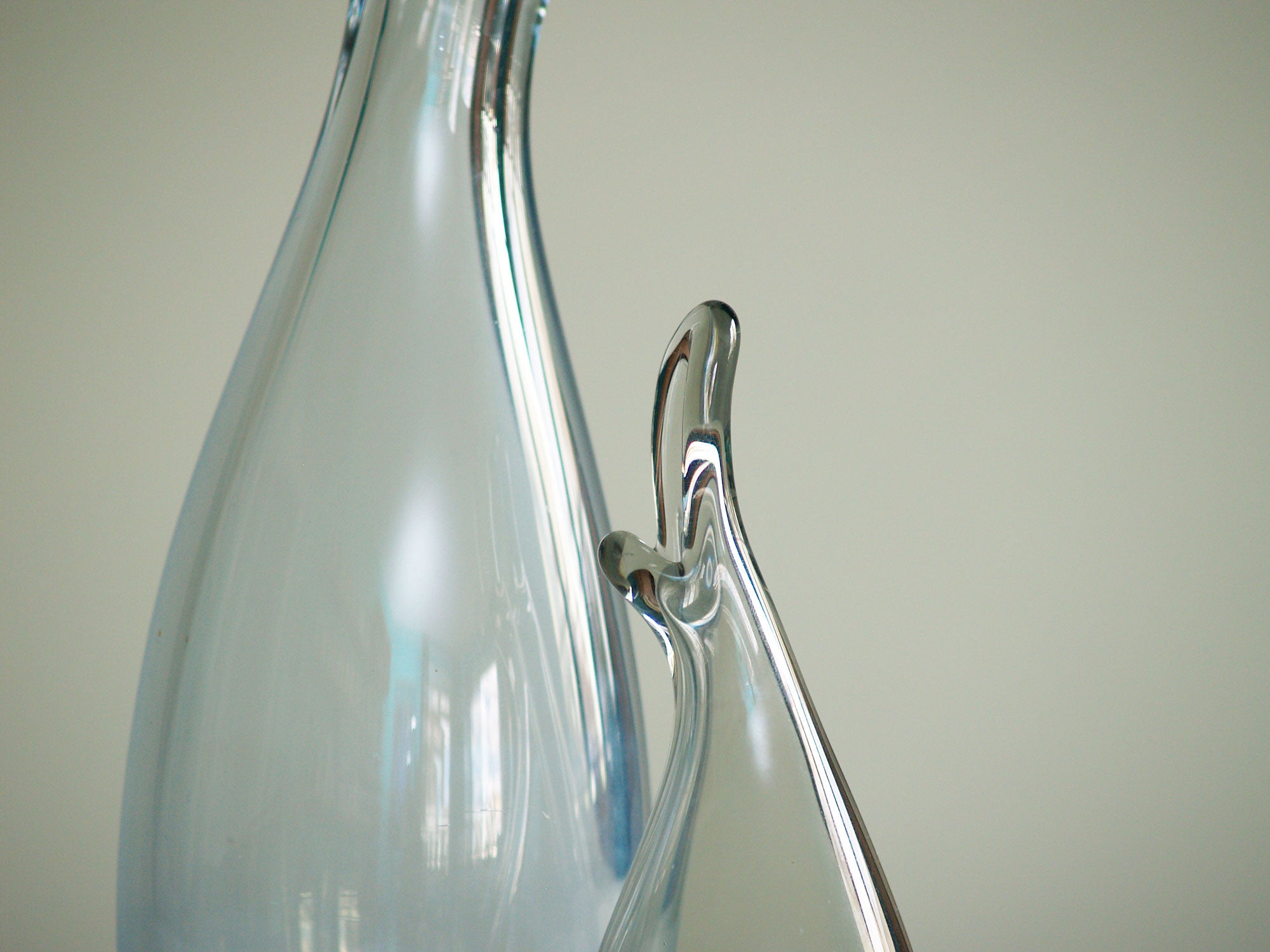 Ensemble de vases par Per Lütken pour Holmegaard, Danemark (1960)..Per Lütken's Ensemble for Holmegaard, Denmark (1960)