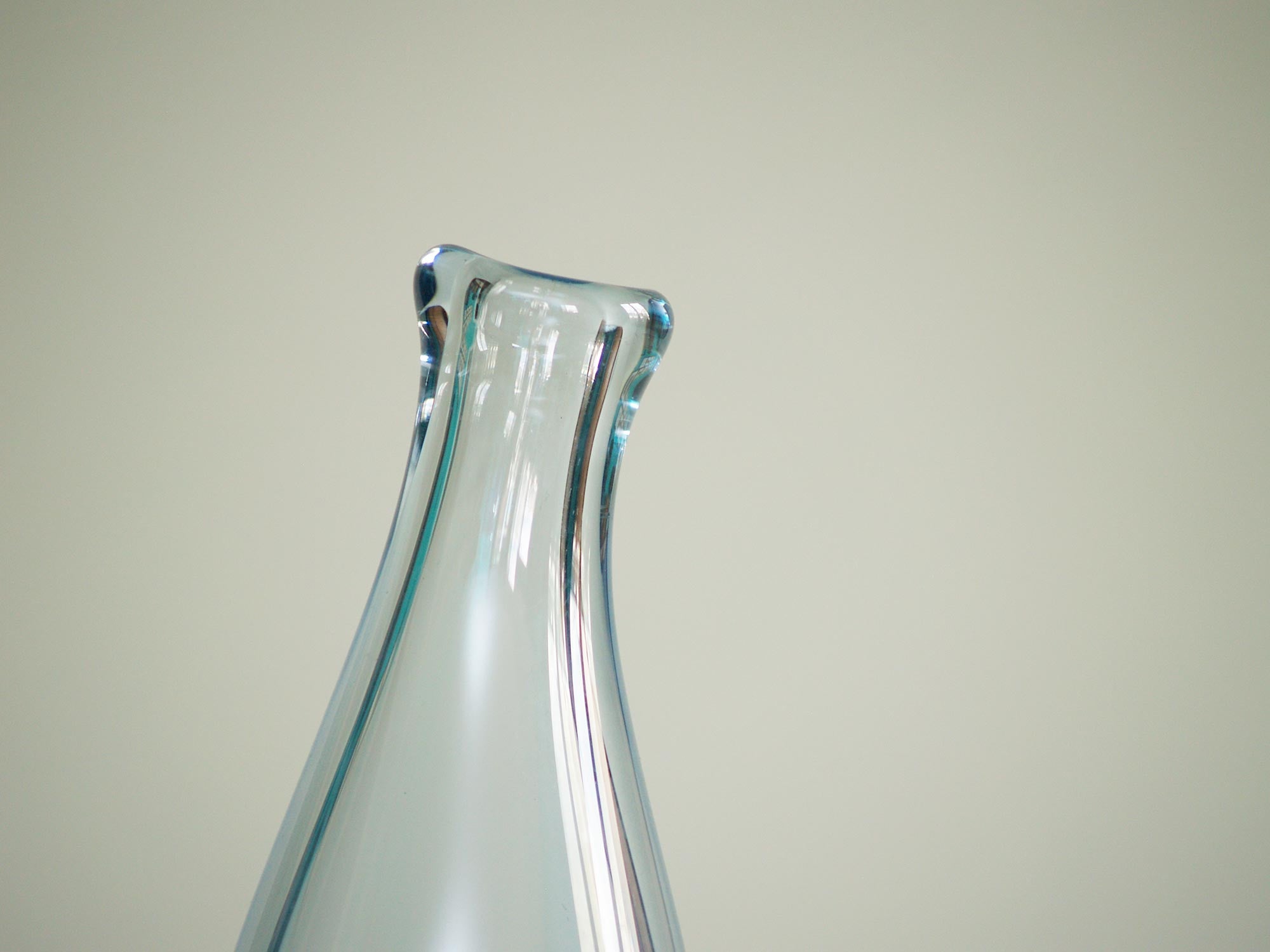 Ensemble de vases par Per Lütken pour Holmegaard, Danemark (1960)..Per Lütken's Ensemble for Holmegaard, Denmark (1960)