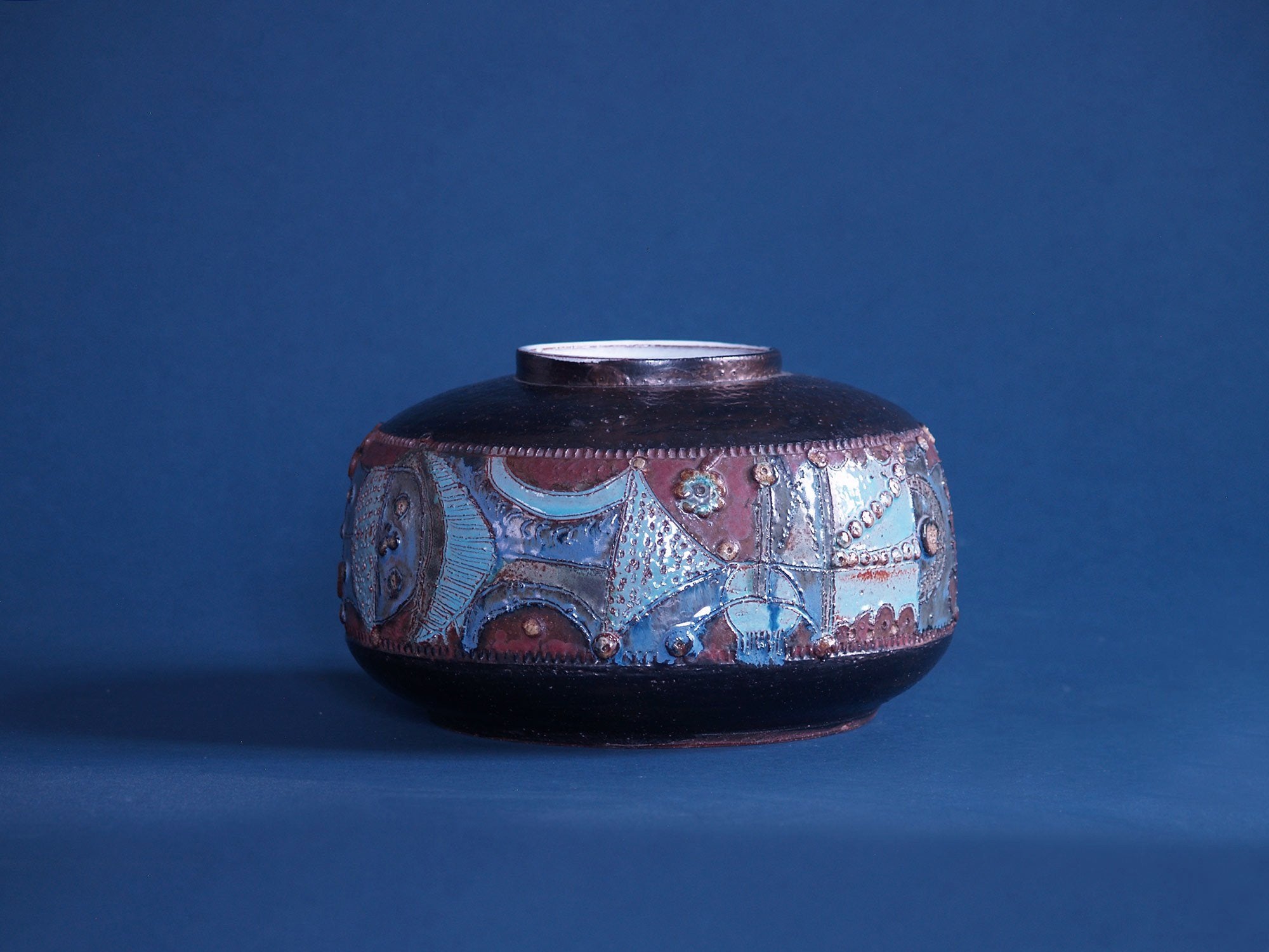 Important vase par Rogier Vandeweghe pour Amphora, Belgique (vers 1963)..Huge Vase by Rogier Vandeweghe for Amphora, Belgium (circa 1963)