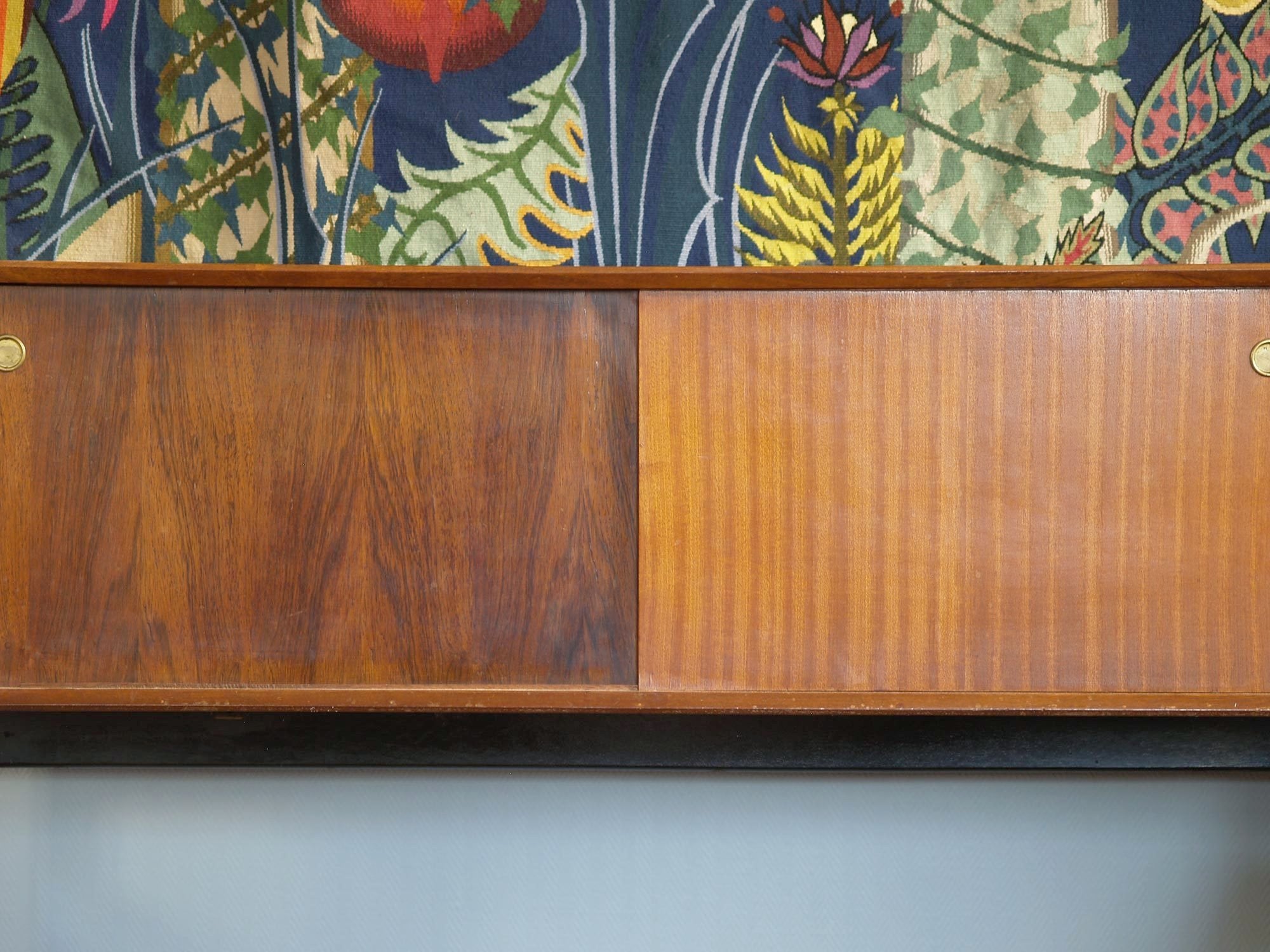 Rare unité multifonction, enfilade & salle‑à‑manger par Arthur Edwards pour White & Newton Ltd, Royaume‑Uni (vers 1958)..Rare Unit combo, Sideboard & Dining Room set by Arthur Edwards for White & Newton Ltd, United Kingdom (ca. 1958)