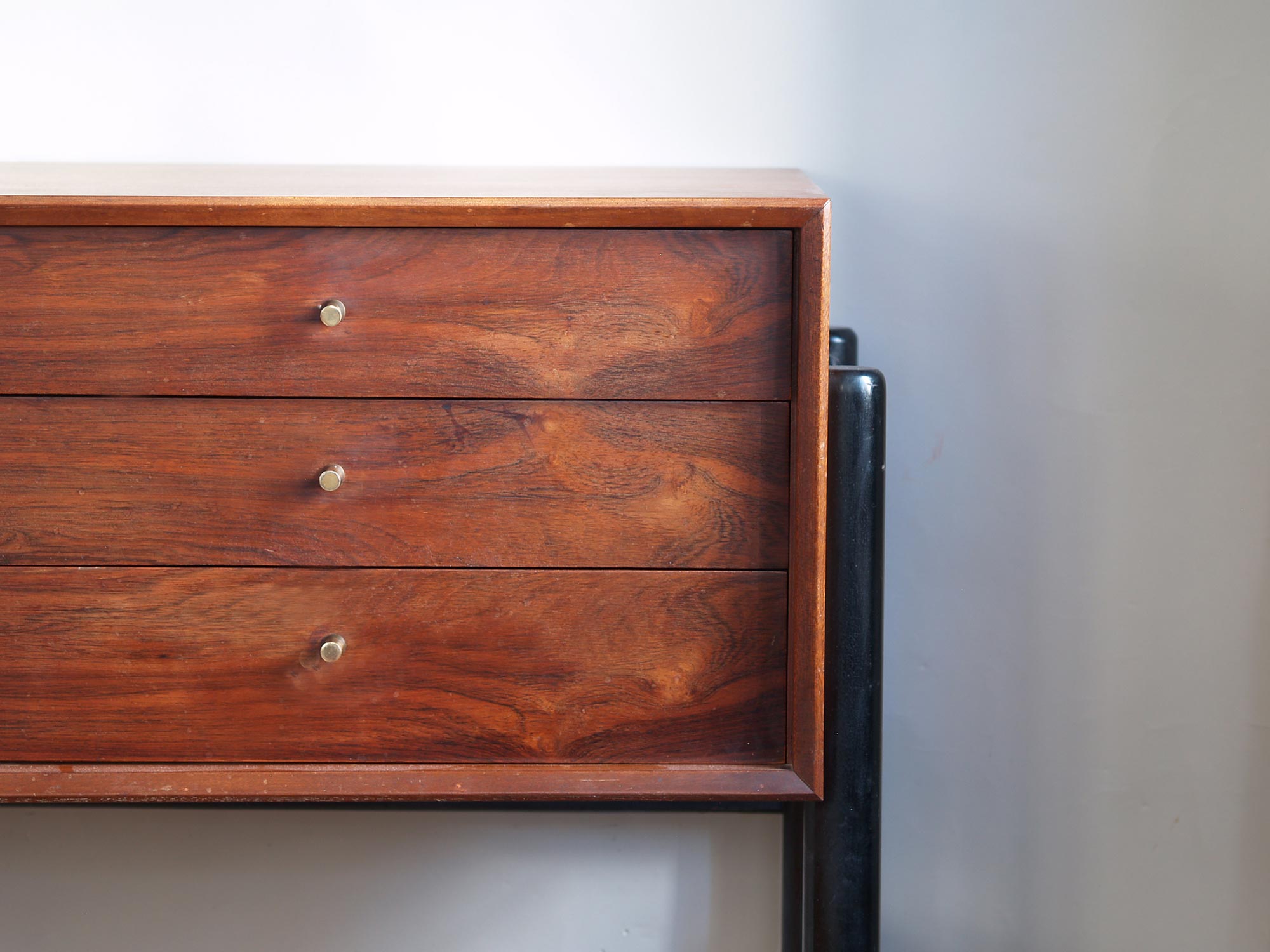 Rare unité multifonction, enfilade & salle&#x2011à&#x2011manger par Arthur Edwards pour White & Newton Ltd, Royaume&#x2011Uni (vers 1958)..Rare Unit combo, Sideboard & Dining Room set by Arthur Edwards for White & Newton Ltd, United Kingdom (ca. 1958)