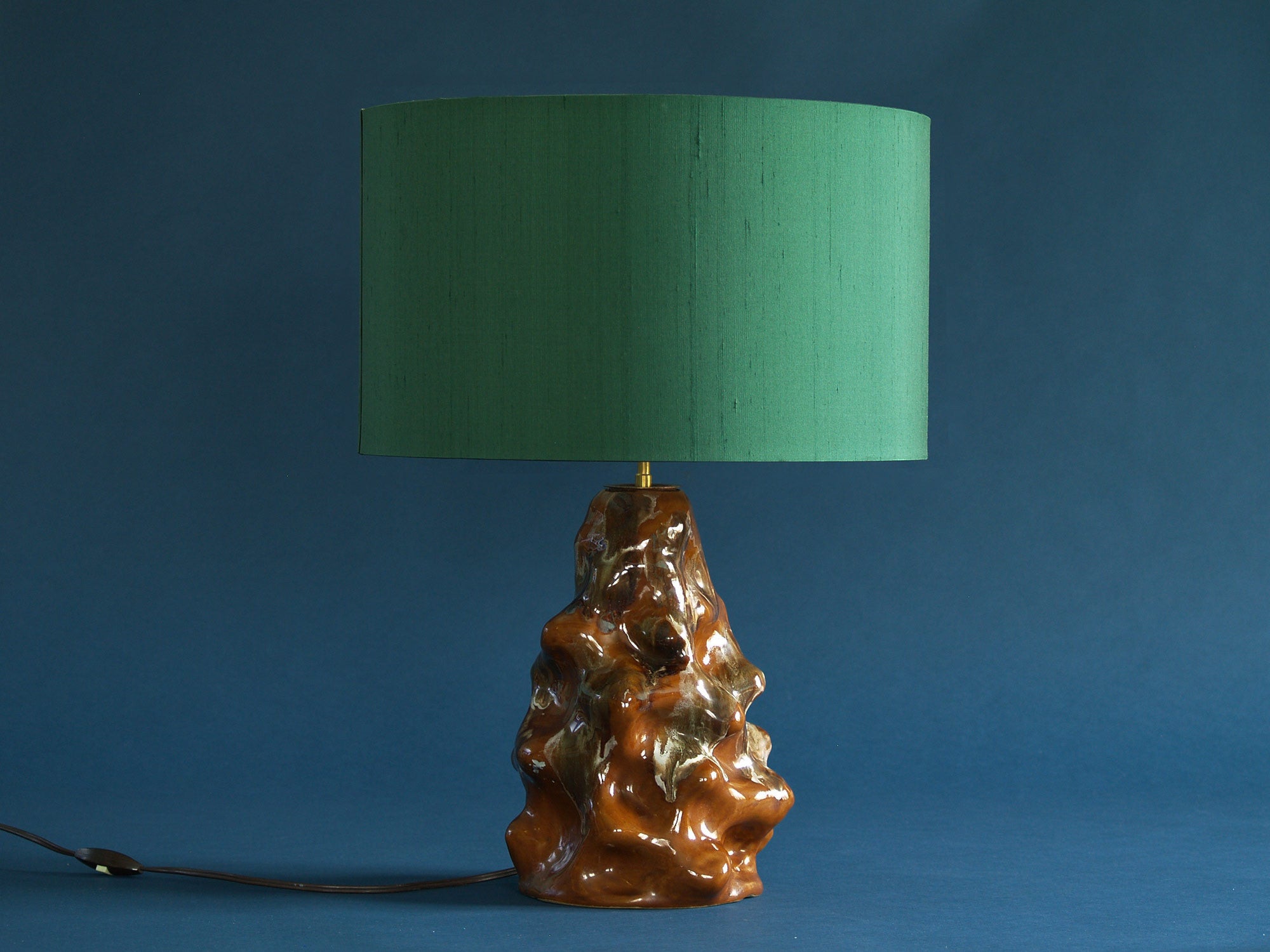 Lampe germinative de Lucien Arnaud, France (1949)..Carriès School Lamp by Lucien Arnaud, France (1949)