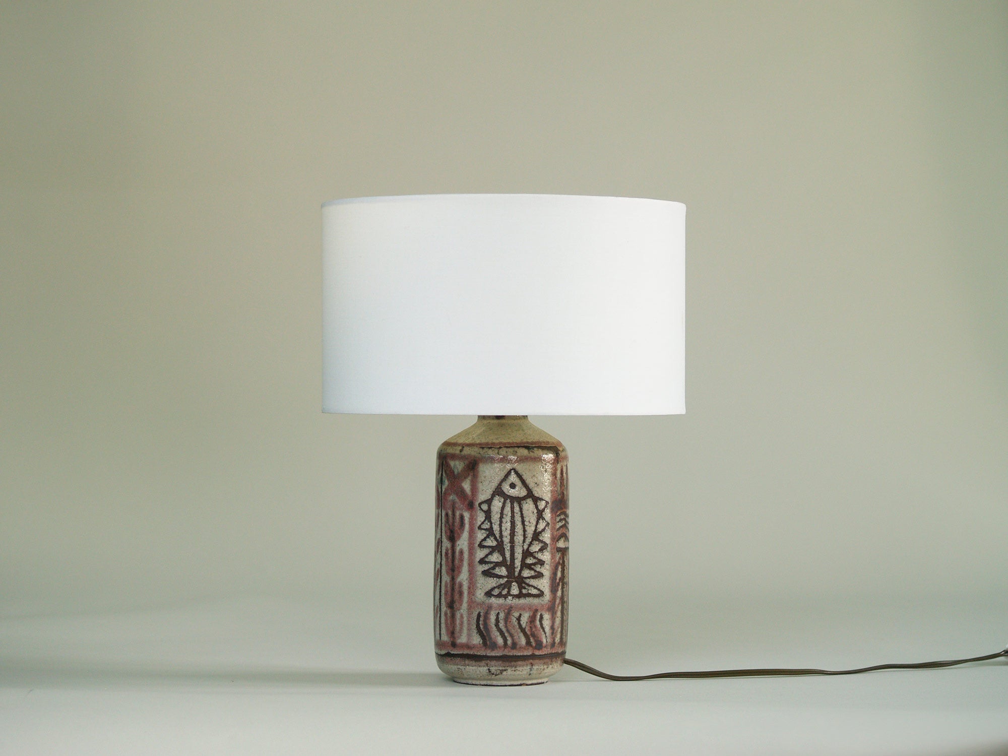 Lampe de Gustave Reynaud, France (vers 1955-60)..Lamp by Gustave Reynaud, France (circa 1955-60)