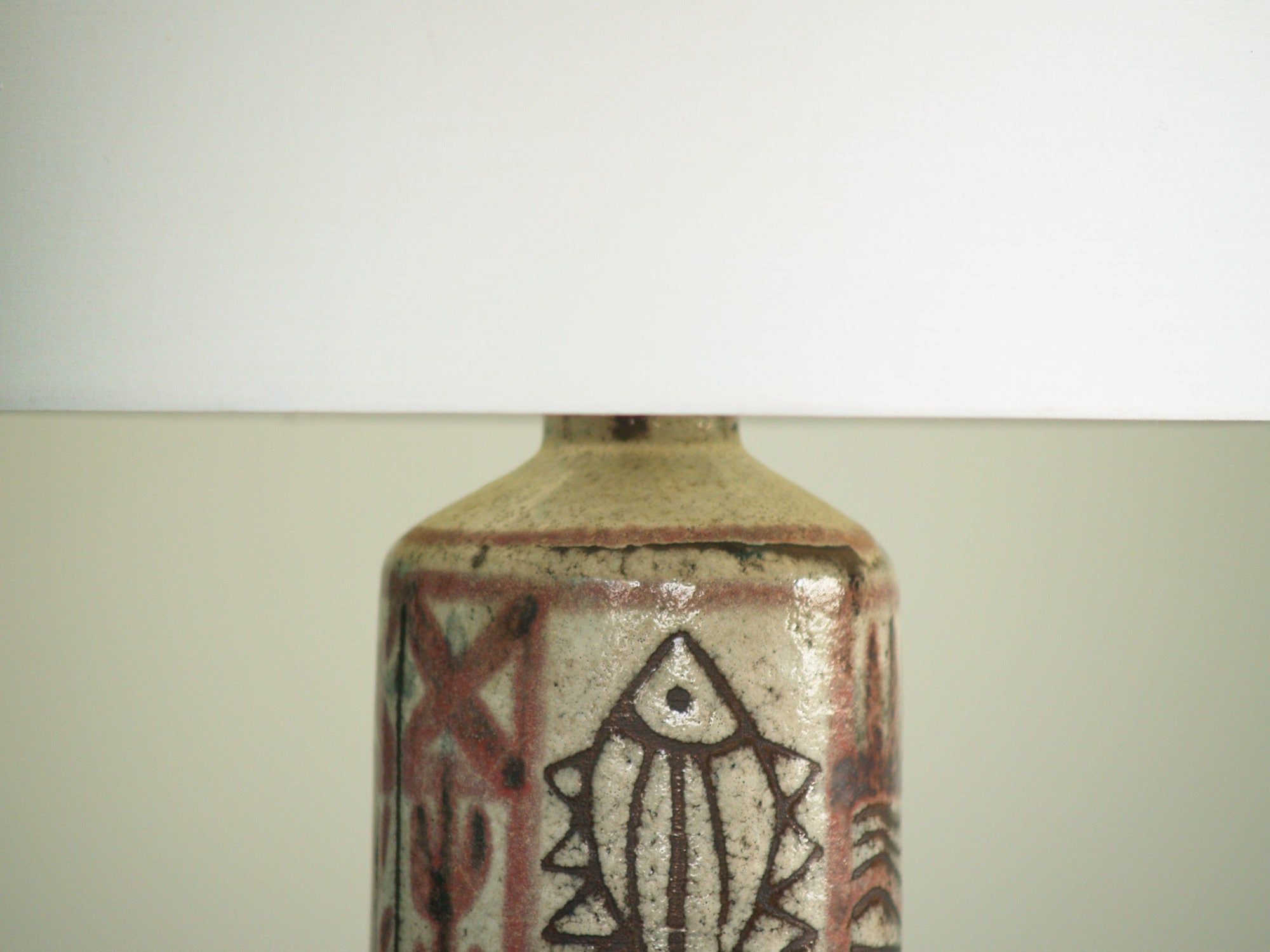Lampe de Gustave Reynaud, France (vers 1955-60)..Lamp by Gustave Reynaud, France (circa 1955-60)