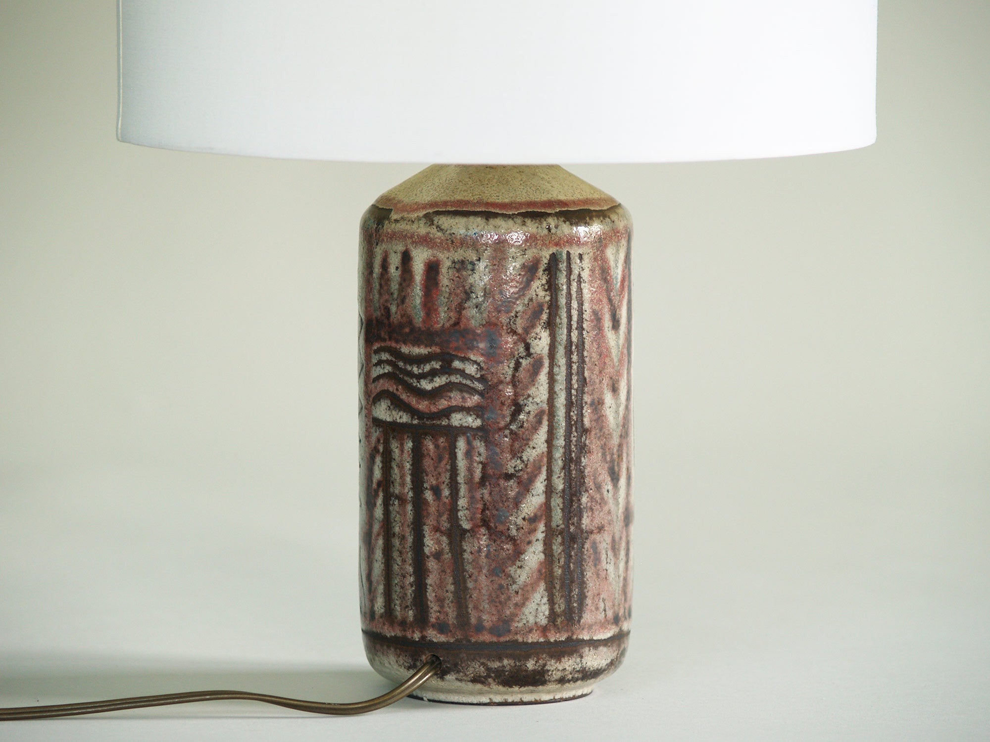 Lampe de Gustave Reynaud, France (vers 1955-60)..Lamp by Gustave Reynaud, France (circa 1955-60)