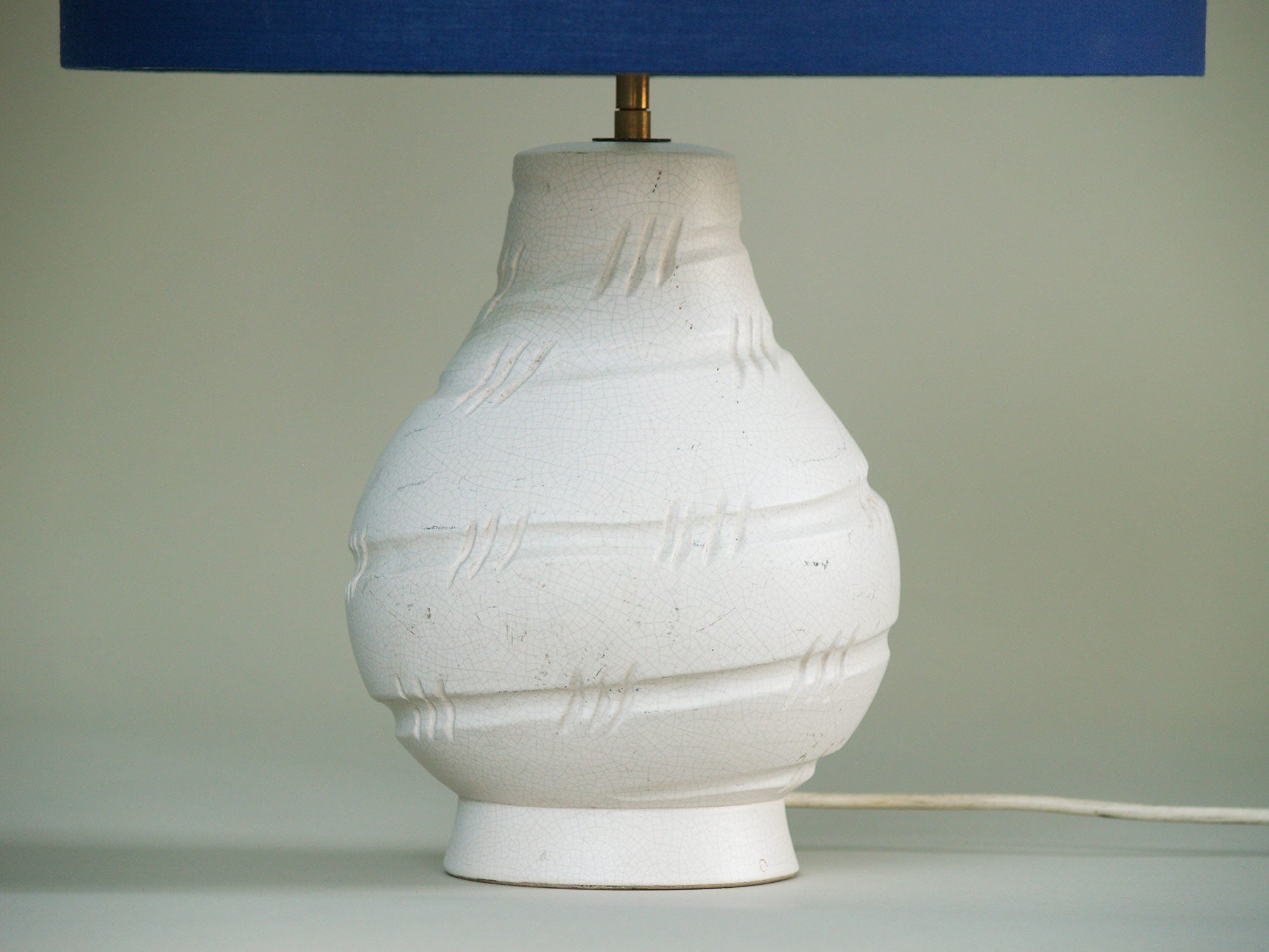 Lampe de Pol Chambost, France (années 1940)..Lamp by Pol Chambost, France (circa 1940)