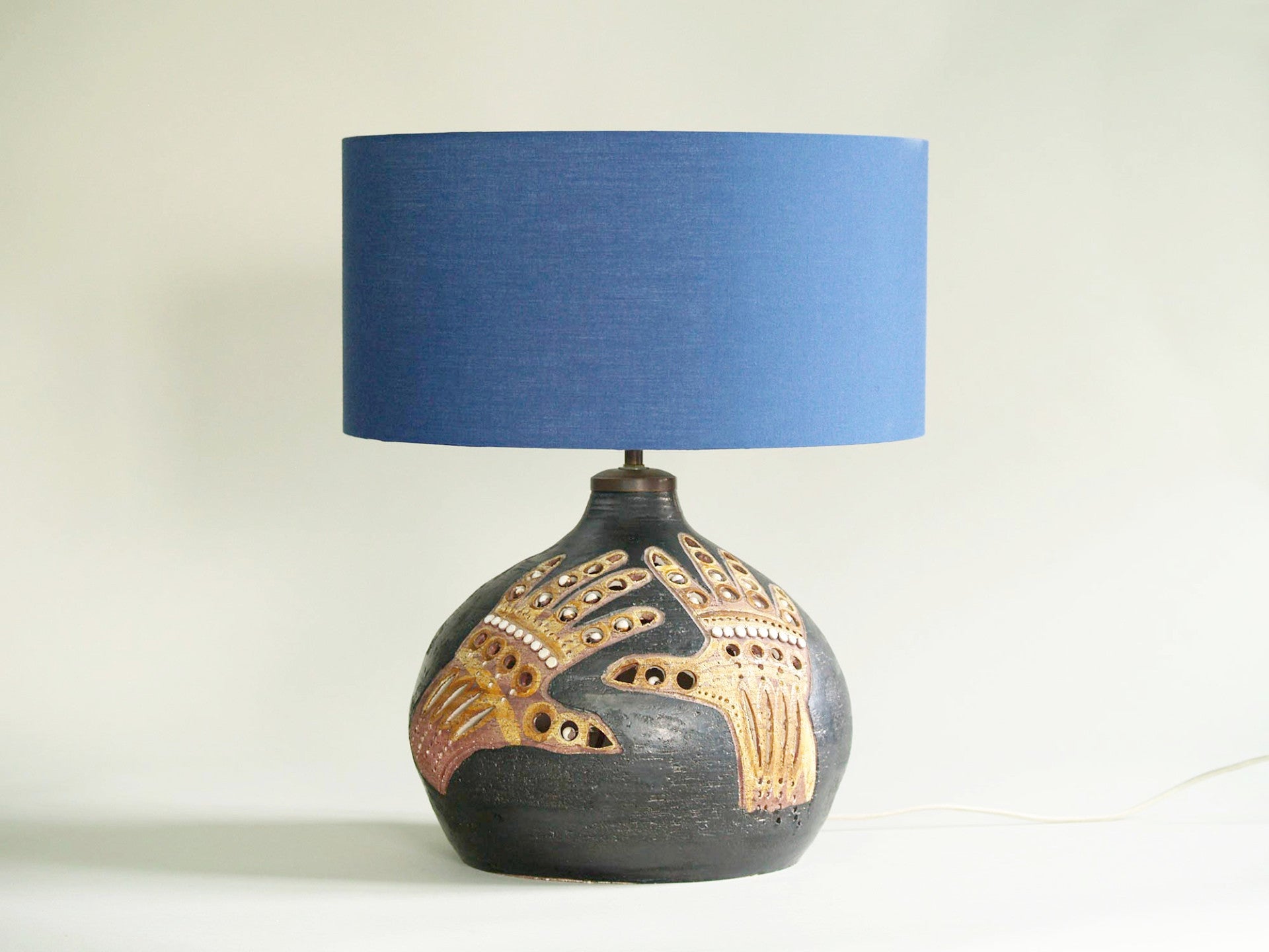 Lampe "géomancie", suiveur de Georges Pelletier, France (vers 1965)..Geomancy Lamp after Georges Pelletier, France (circa 1965)