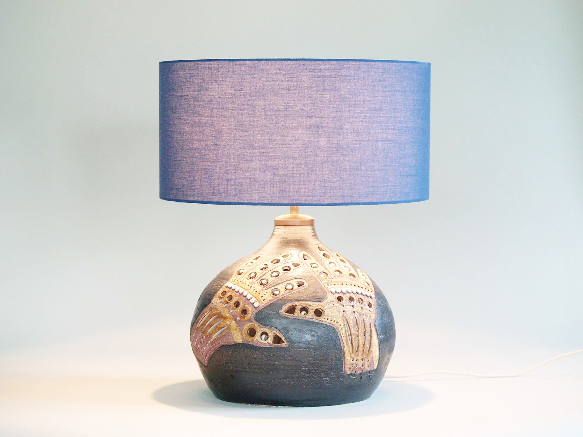 Lampe "géomancie", suiveur de Georges Pelletier, France (vers 1965)..Geomancy Lamp after Georges Pelletier, France (circa 1965)