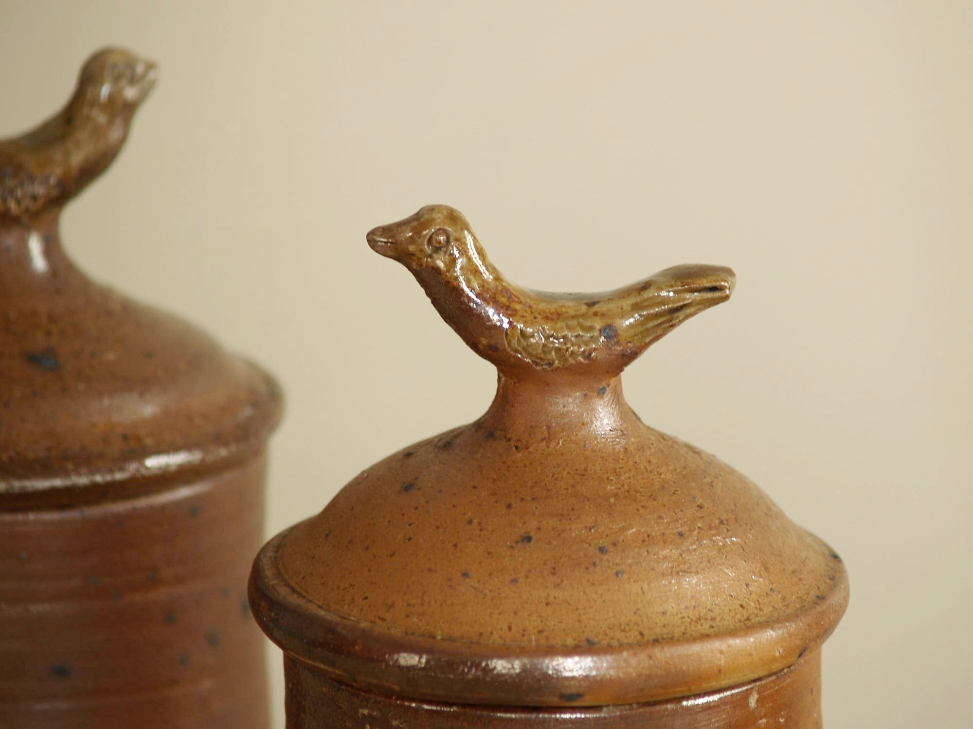 Ensemble de pots par Jean & Jacqueline Lerat, France (vers 1953)..Set of pots by Jean & Jacqueline Lerat, France (circa 1953)