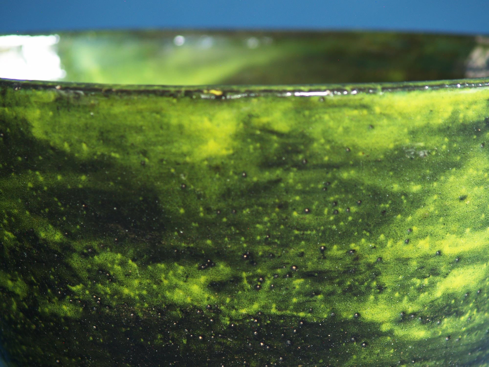 Coupe vasque de Mado Jolain, France (vers 1960)..Large bowl by Mado Jolain, France (circa 1960)