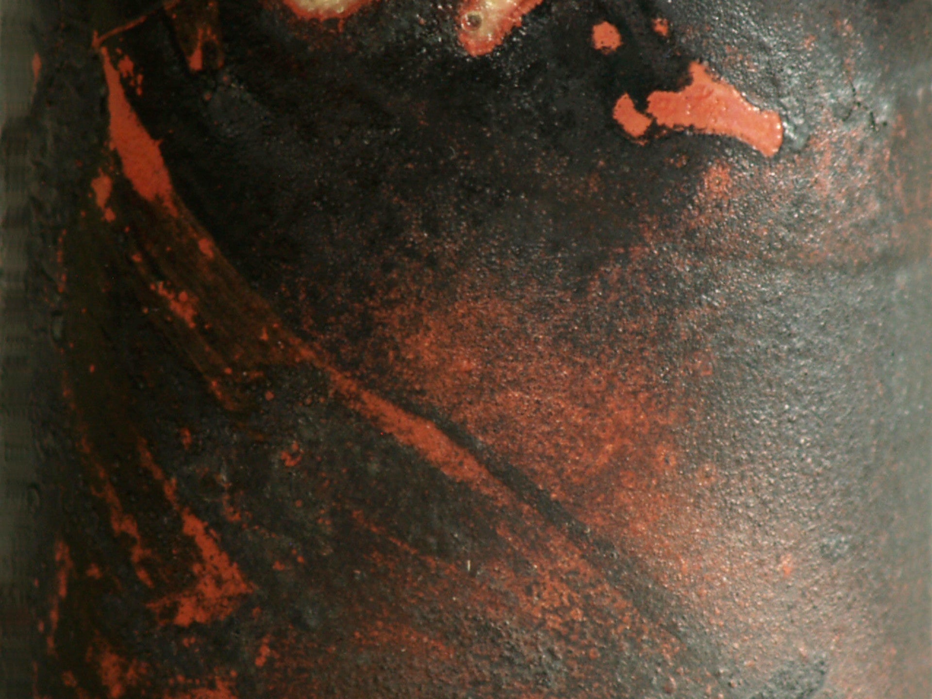 Vase‑bouteille d'Olivier Roy, France (vers 1986)..Vase by Olivier Roy, France (ca. 1986)