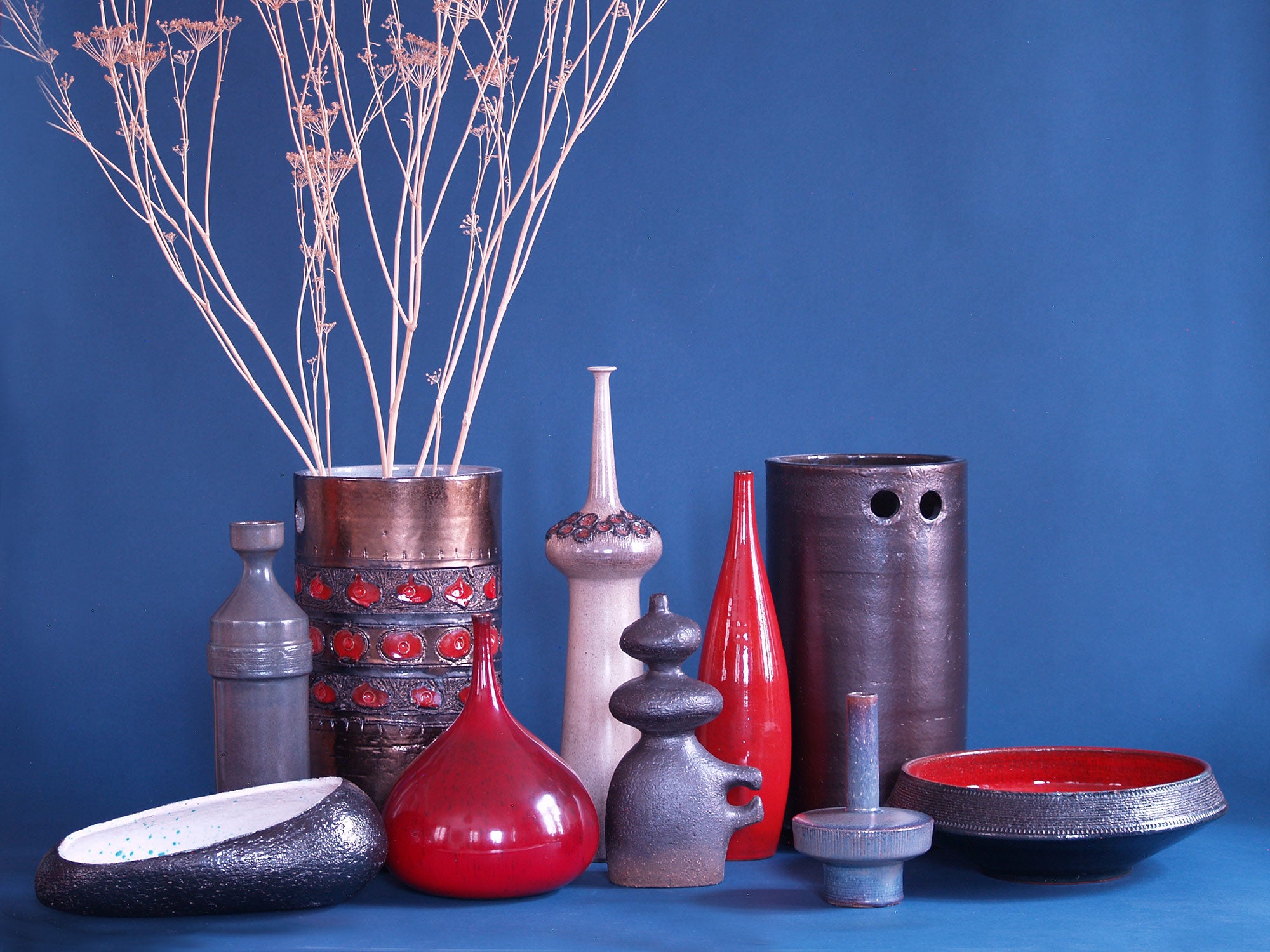 Important vase Figue par Perignem, Belgique (vers 1965)..outstanding fig-shaped Vase by Perignem, Belgium (circa 1965)