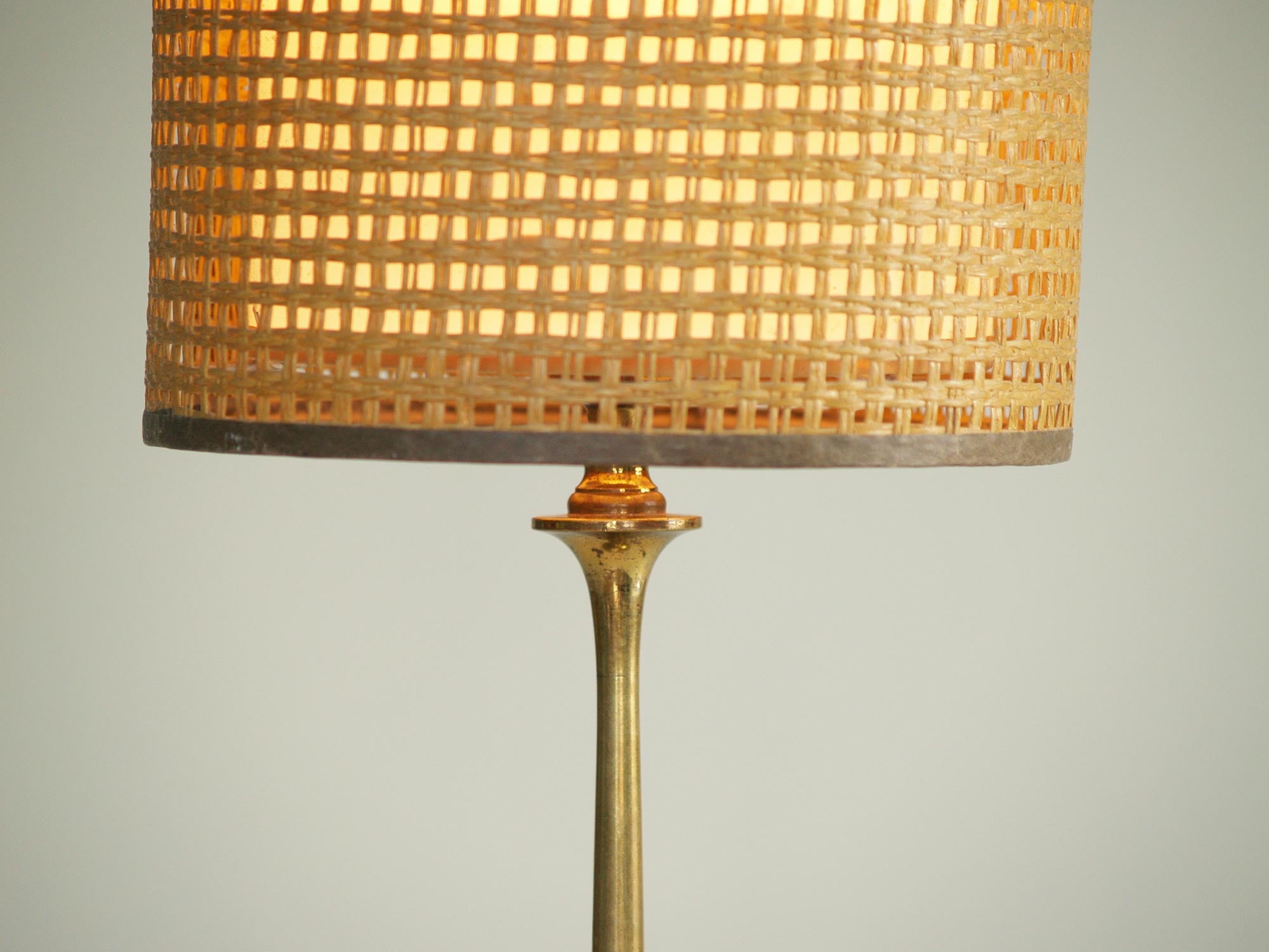 Lampe Grâce suédoise, Suède (vers 1940)..Swedish Grace Table lamp, Sweden (circa 1940)