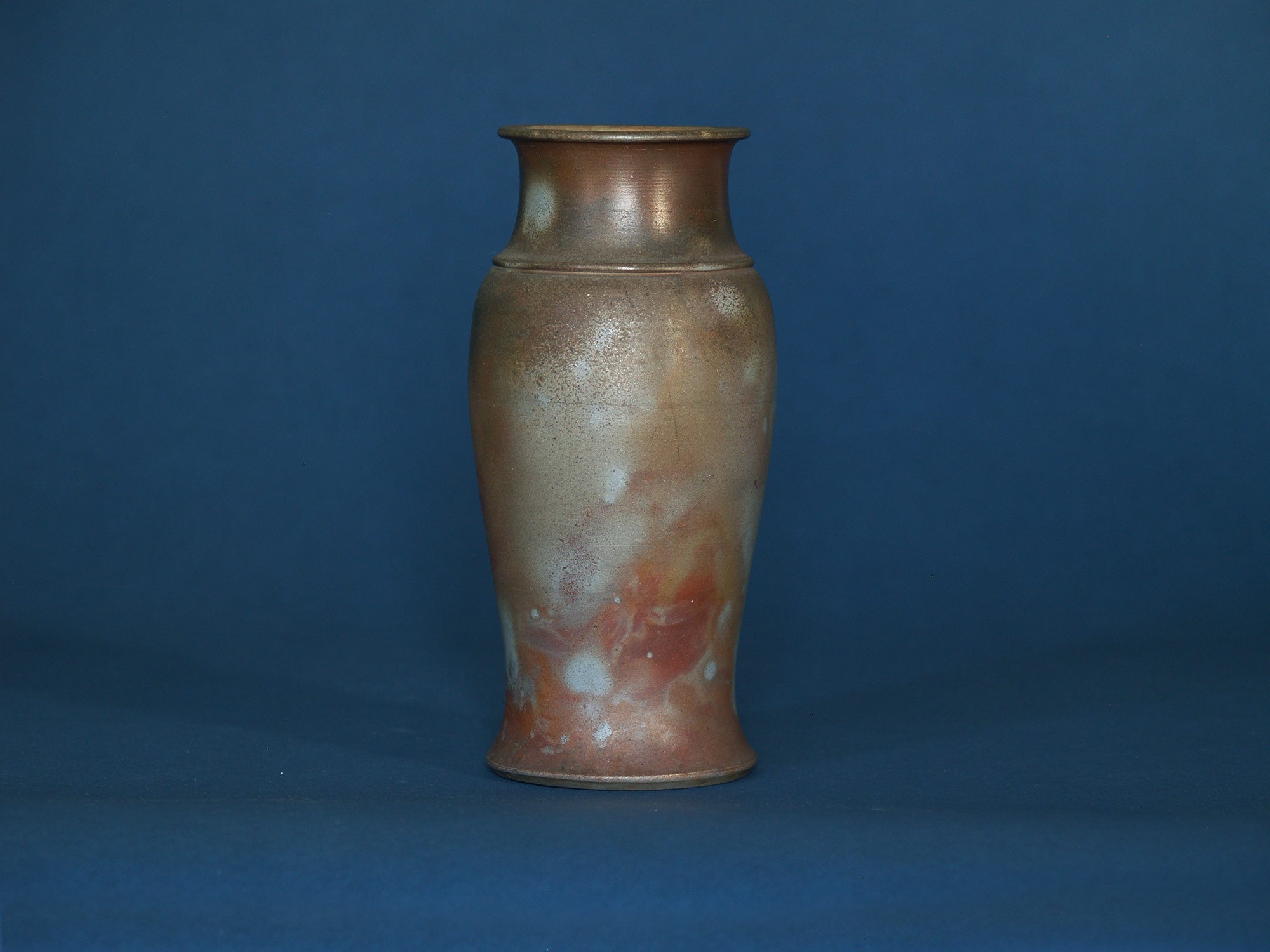Vase balustre de Kimura Toho, Japon (vers 1980)..Bizen ware vase by Kimura Toho, Japan (ca. 1980)
