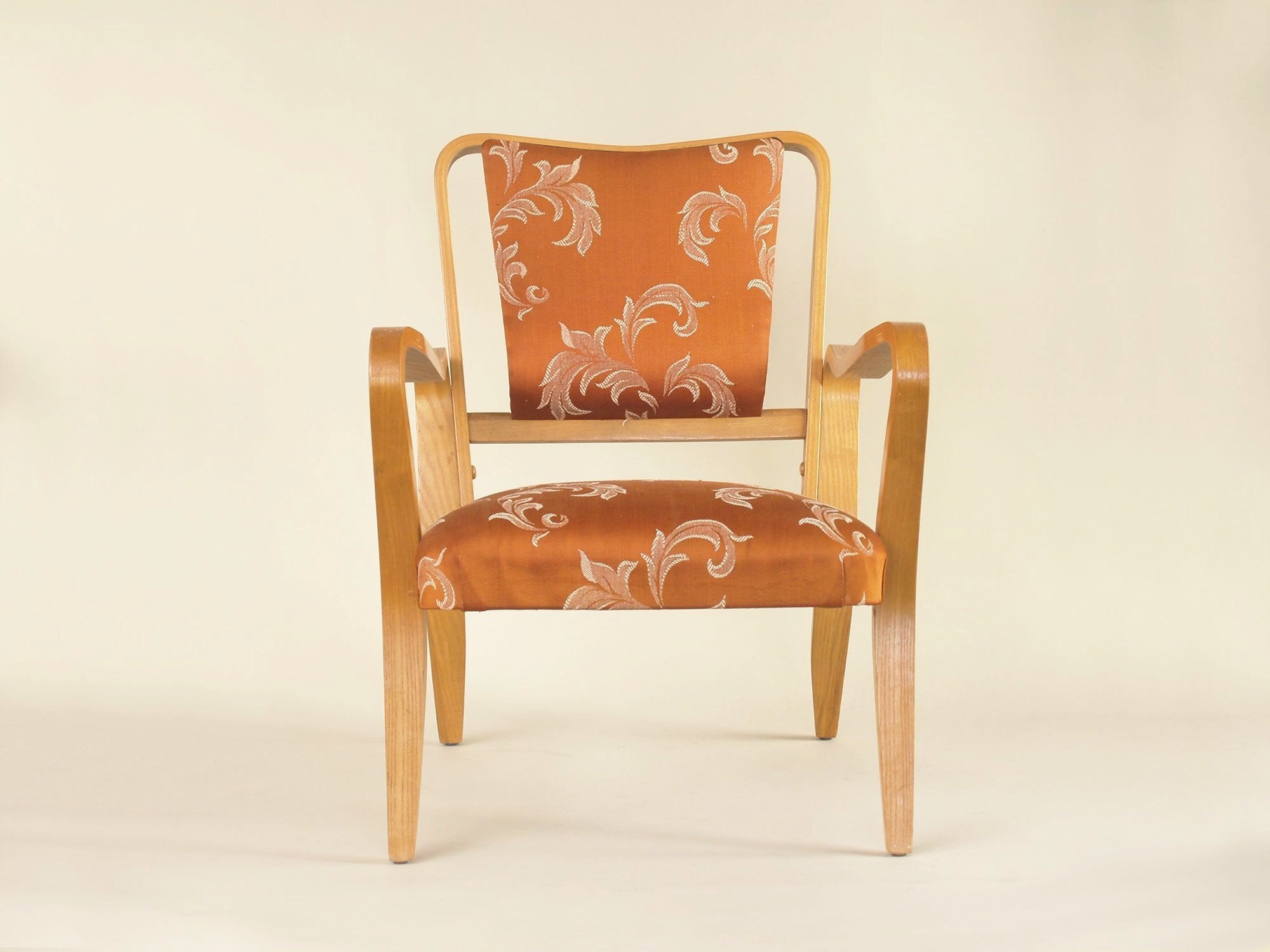 Rare paire de fauteuils Linden par G.A. Jenkins pour Thonet & Packet Furniture, Royaume-Uni (vers 1948)..Rare plywood Linden armchairs by G.A. Jenkins for Thonet & Packet Furniture, set of 2, United Kingdom (circa 1948)