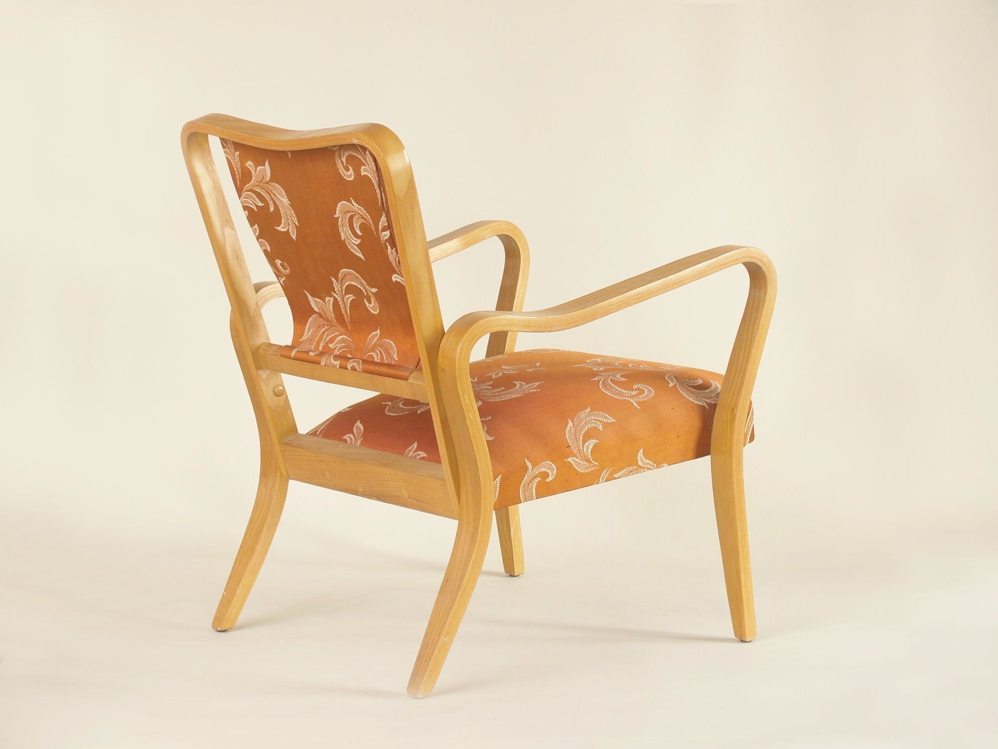 Rare paire de fauteuils Linden par G.A. Jenkins pour Thonet & Packet Furniture, Royaume-Uni (vers 1948)..Rare plywood Linden armchairs by G.A. Jenkins for Thonet & Packet Furniture, set of 2, United Kingdom (circa 1948)