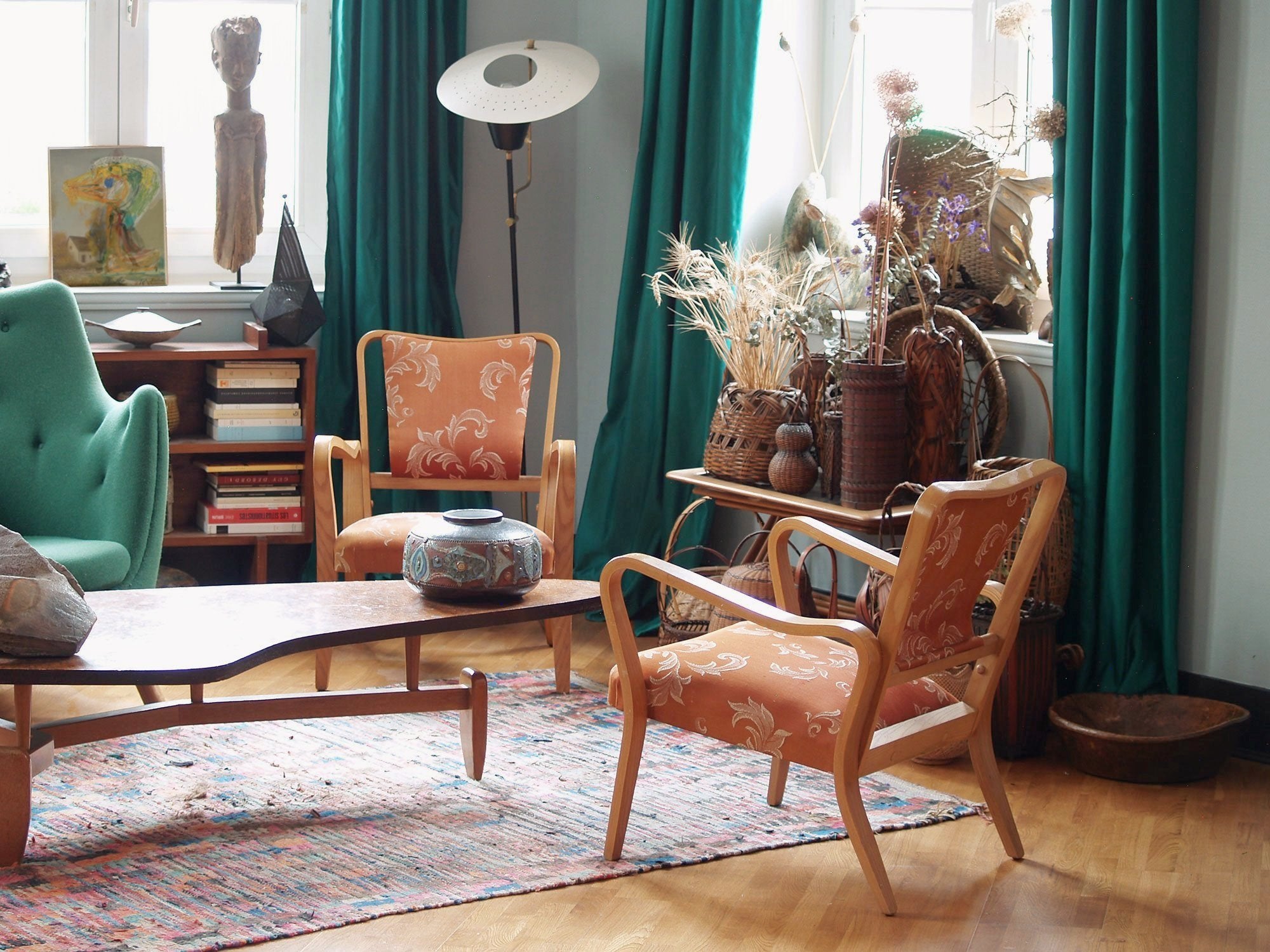 Rare paire de fauteuils Linden par G.A. Jenkins pour Thonet & Packet Furniture, Royaume-Uni (vers 1948)..Rare plywood Linden armchairs by G.A. Jenkins for Thonet & Packet Furniture, set of 2, United Kingdom (circa 1948)