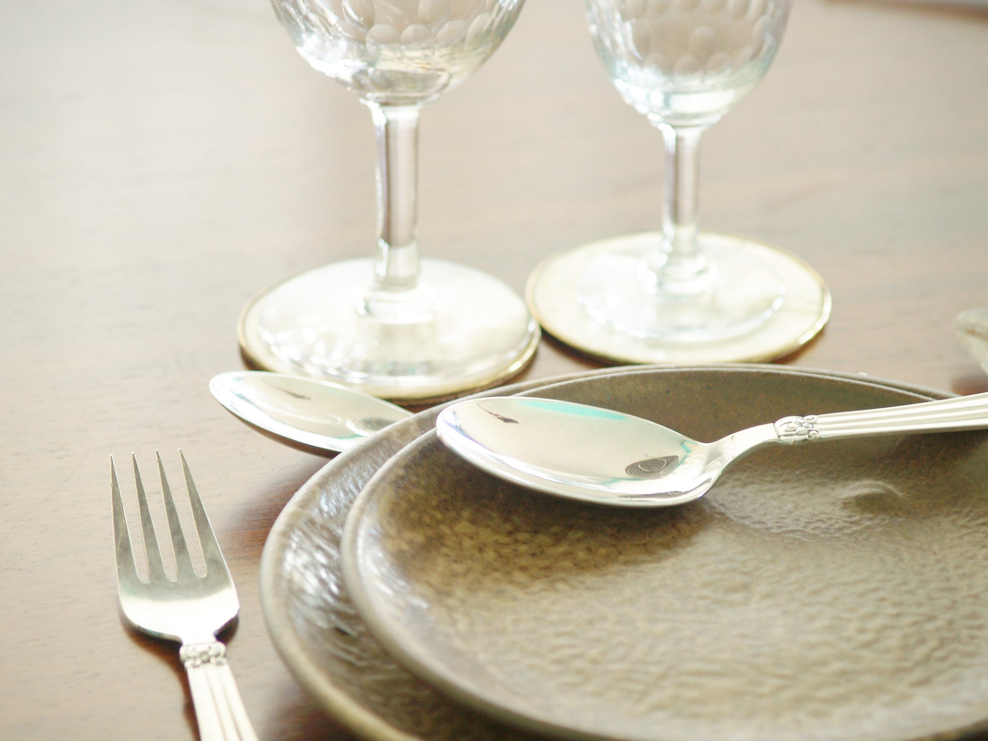 Ménagère, service Hanne par Fredericia Sølv, Danemark (vers 1950)..Hanne Model Cutlery Set by Fredericia Sølv, Denmark (circa 1950)