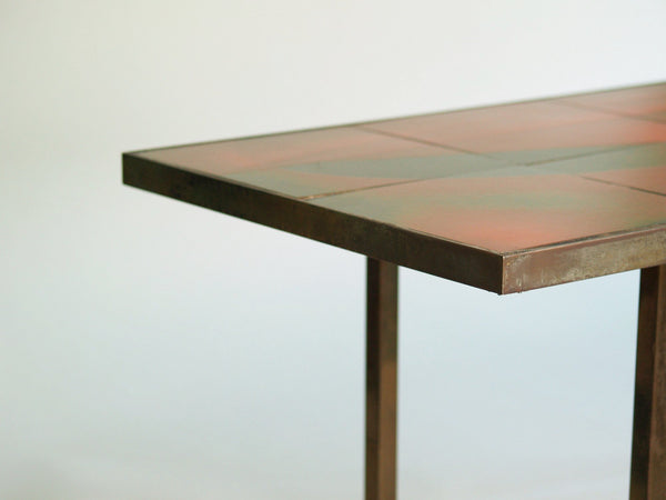 Table basse de Jacques Lignier, France (Vers 1960)..Abstract ceramics Coffee table by Jacques Lignier, France (circa 1960)