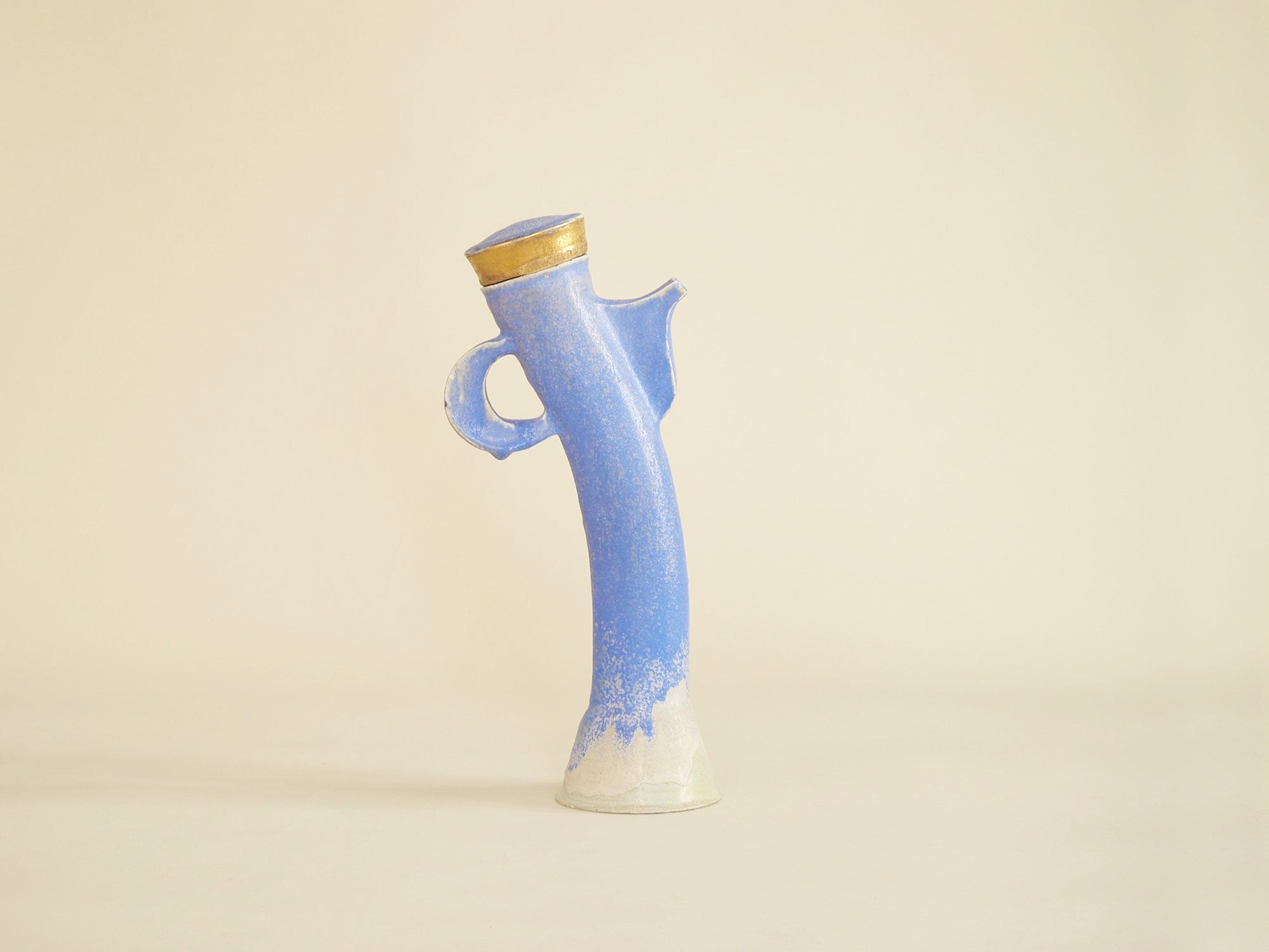 Théière sculpturale par Jacqueline et Bernard Courcoul, France (vers 2000)..Baroque Big Teapot by Jacqueline et Bernard Courcoul, France (circa 2000)