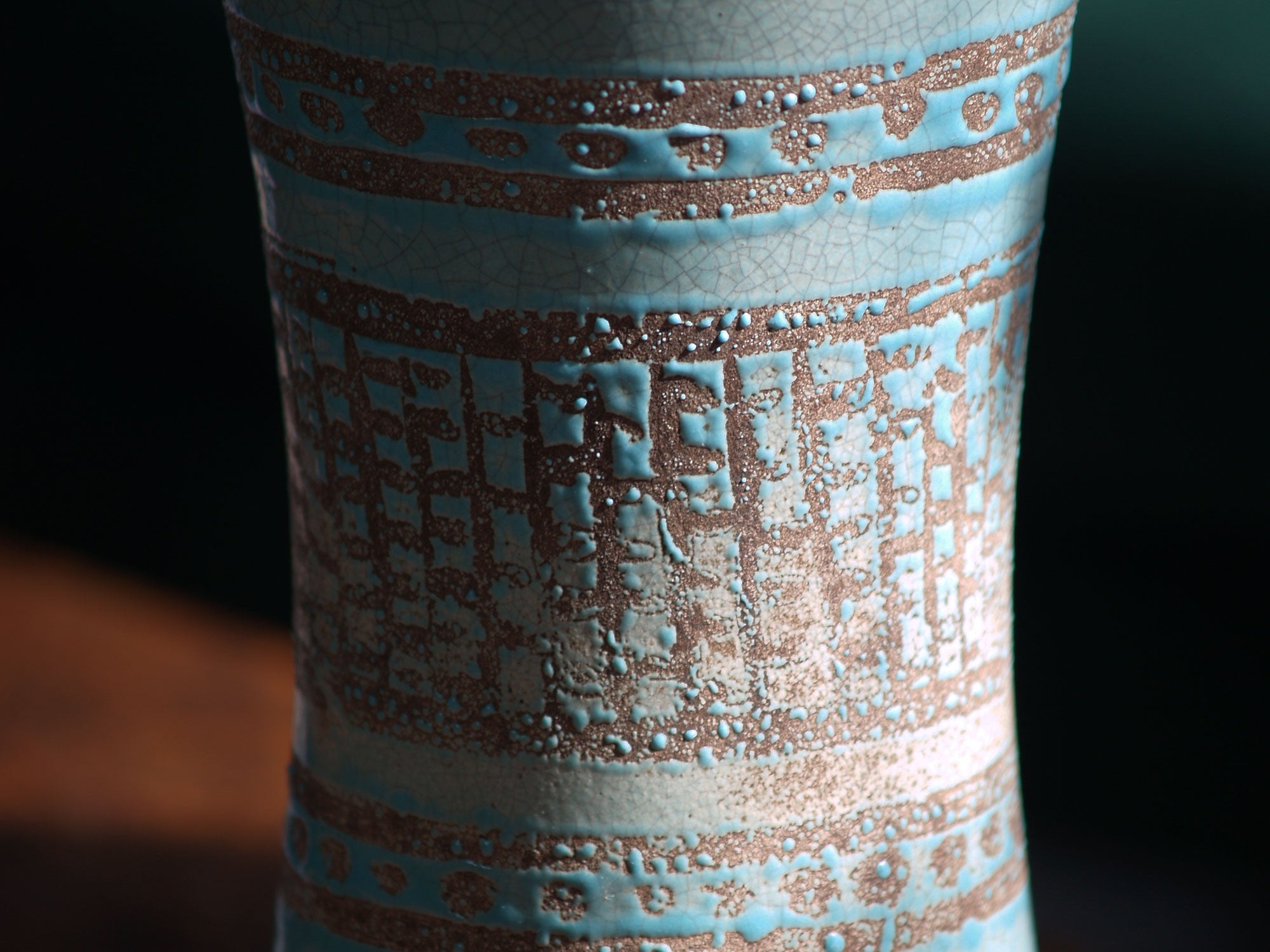 Vase de Jean Besnard, France (vers 1929)..Vase by Jean Besnard, France (circa 1929)