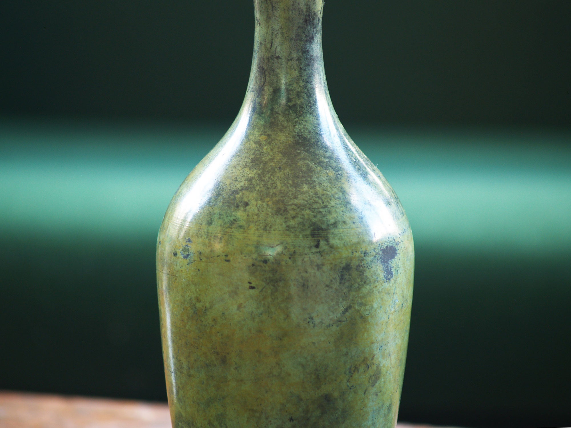Vase Hanaire en bronze, Japon (Fin du XIXe siècle)..Kado Bronze vase, Japan (late 19th century)