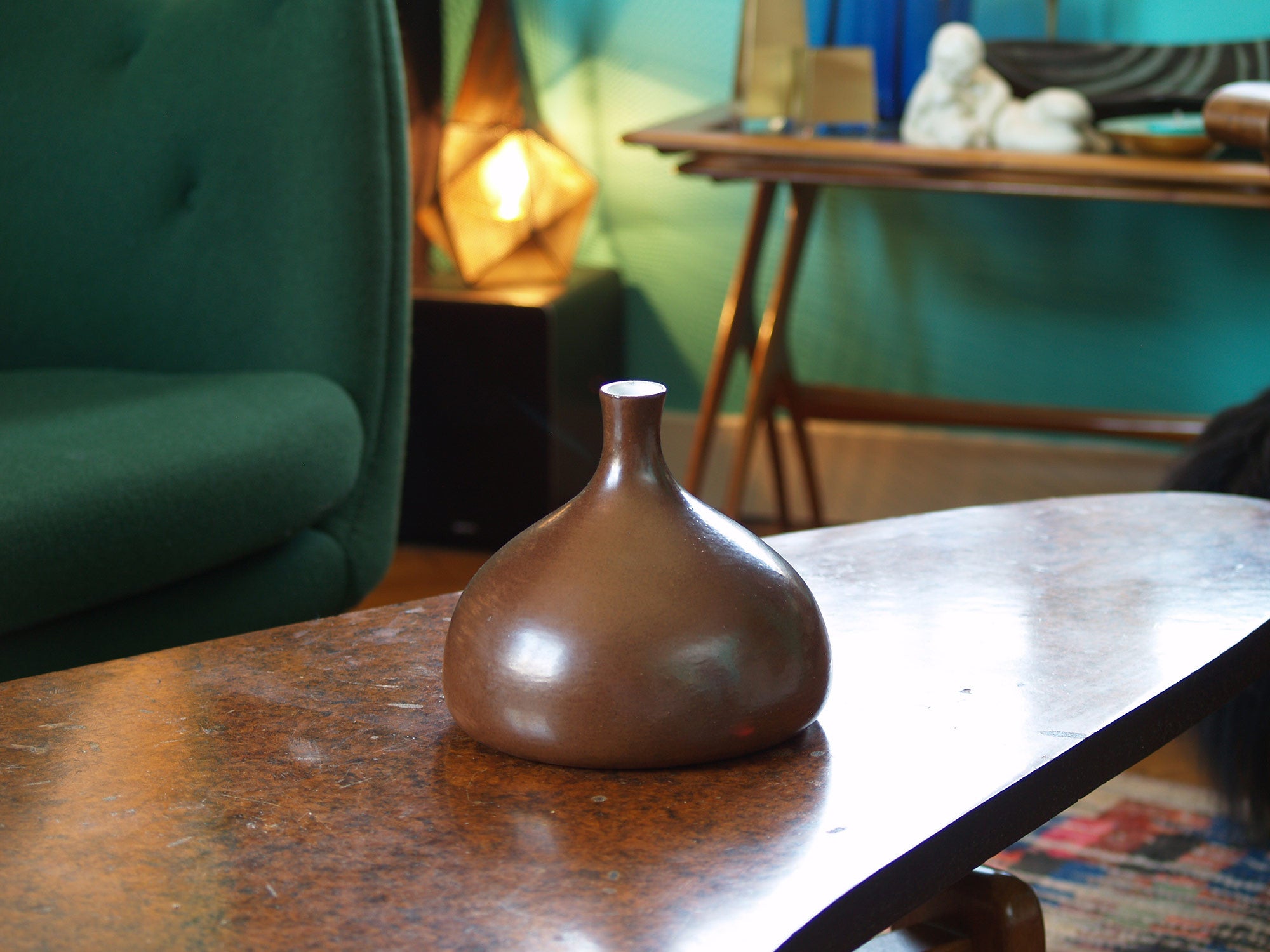 Vase Figue de Jean Payen, France (vers 1970)..Vase by Jean Payen, France (1970)