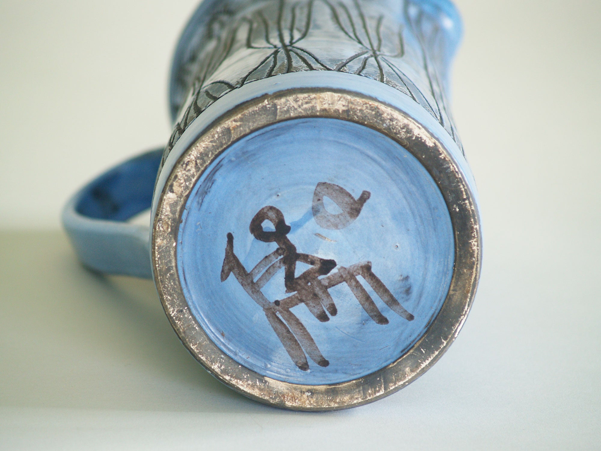 Pichet‑Vase de Jacques Pouchain, France (1958)..Pitcher by Jacques Pouchain, France (1958)
