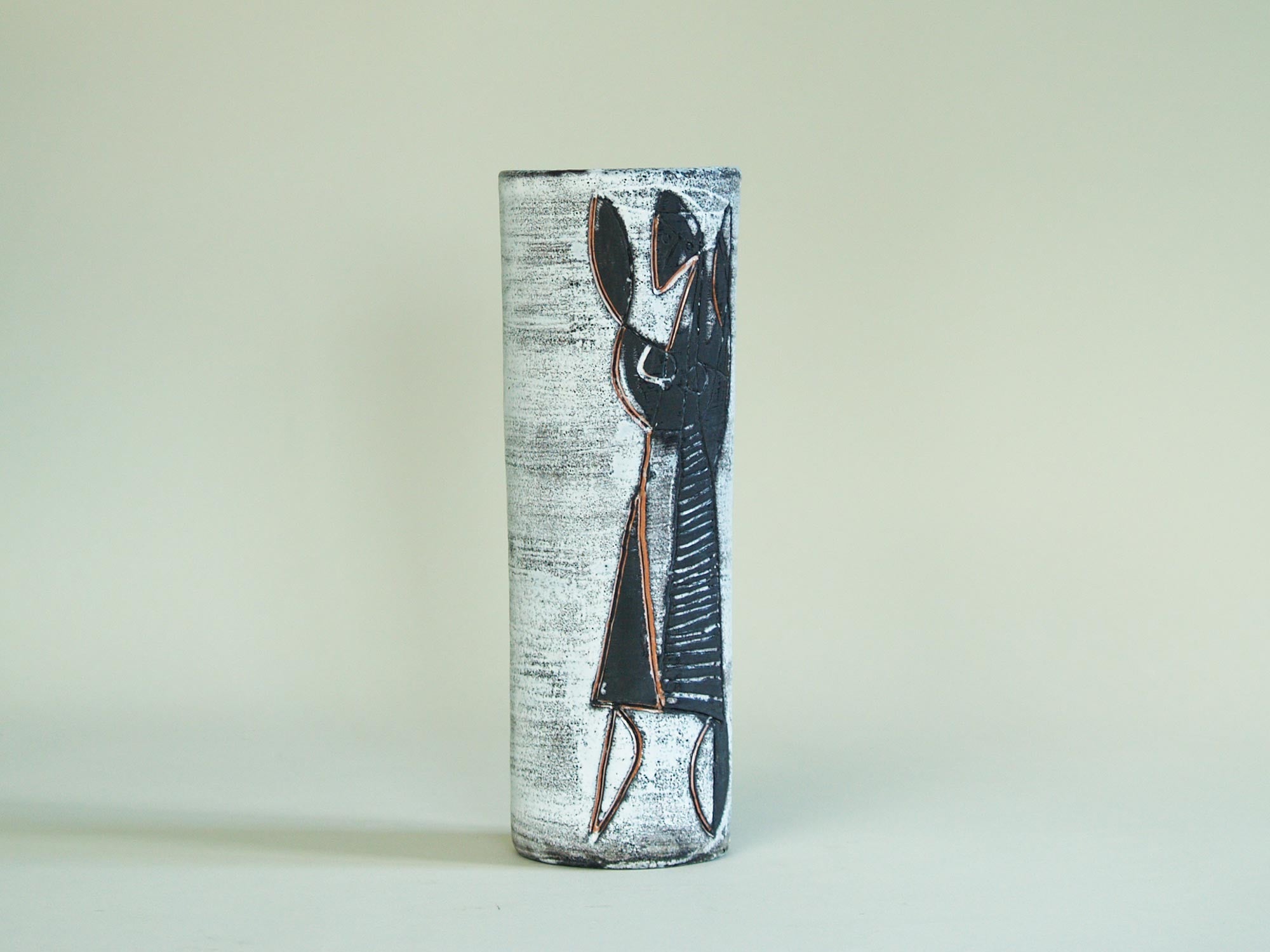 Vase Angelus Novus de Jacques Pouchain, France (vers 1959)..Angelus Novus Vase by Jacques Pouchain, France (circa 1959)