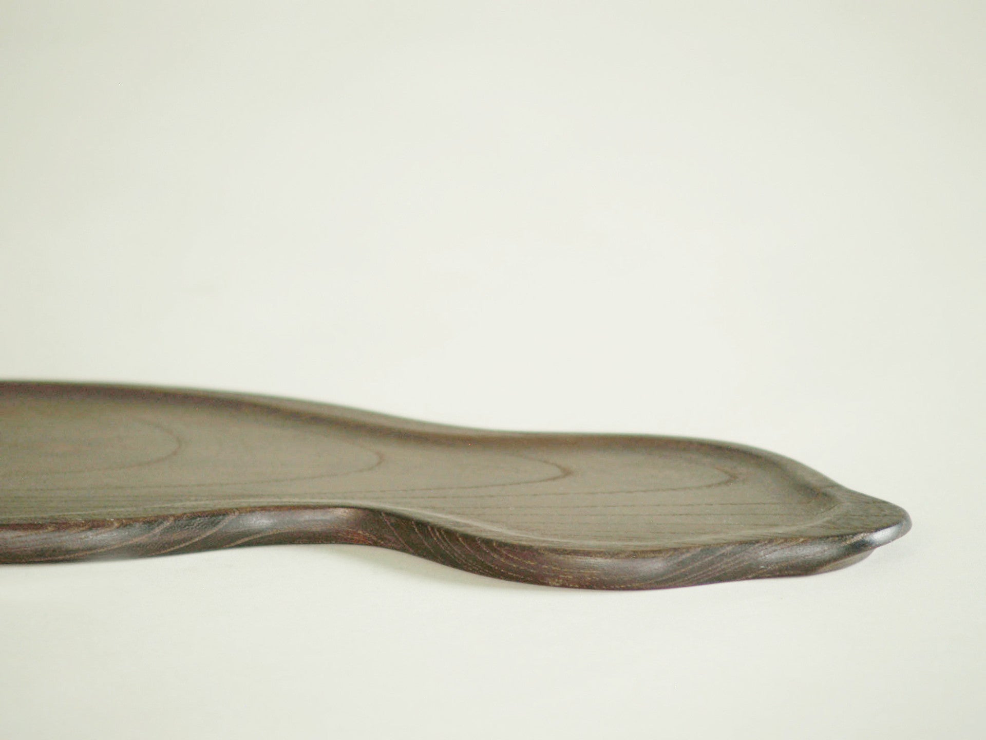 Coupe / plateau à thé Sencha en kuwa, Japon (vers 1960)..Unique Mingei Kuwa Sencha tray, Japan (circa 1960)