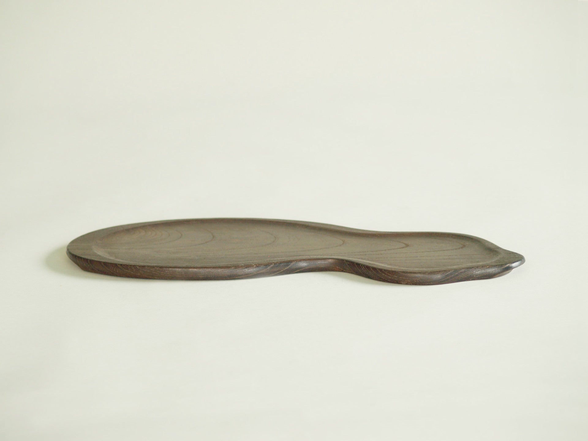Coupe / plateau à thé Sencha en kuwa, Japon (vers 1960)..Unique Mingei Kuwa Sencha tray, Japan (circa 1960)