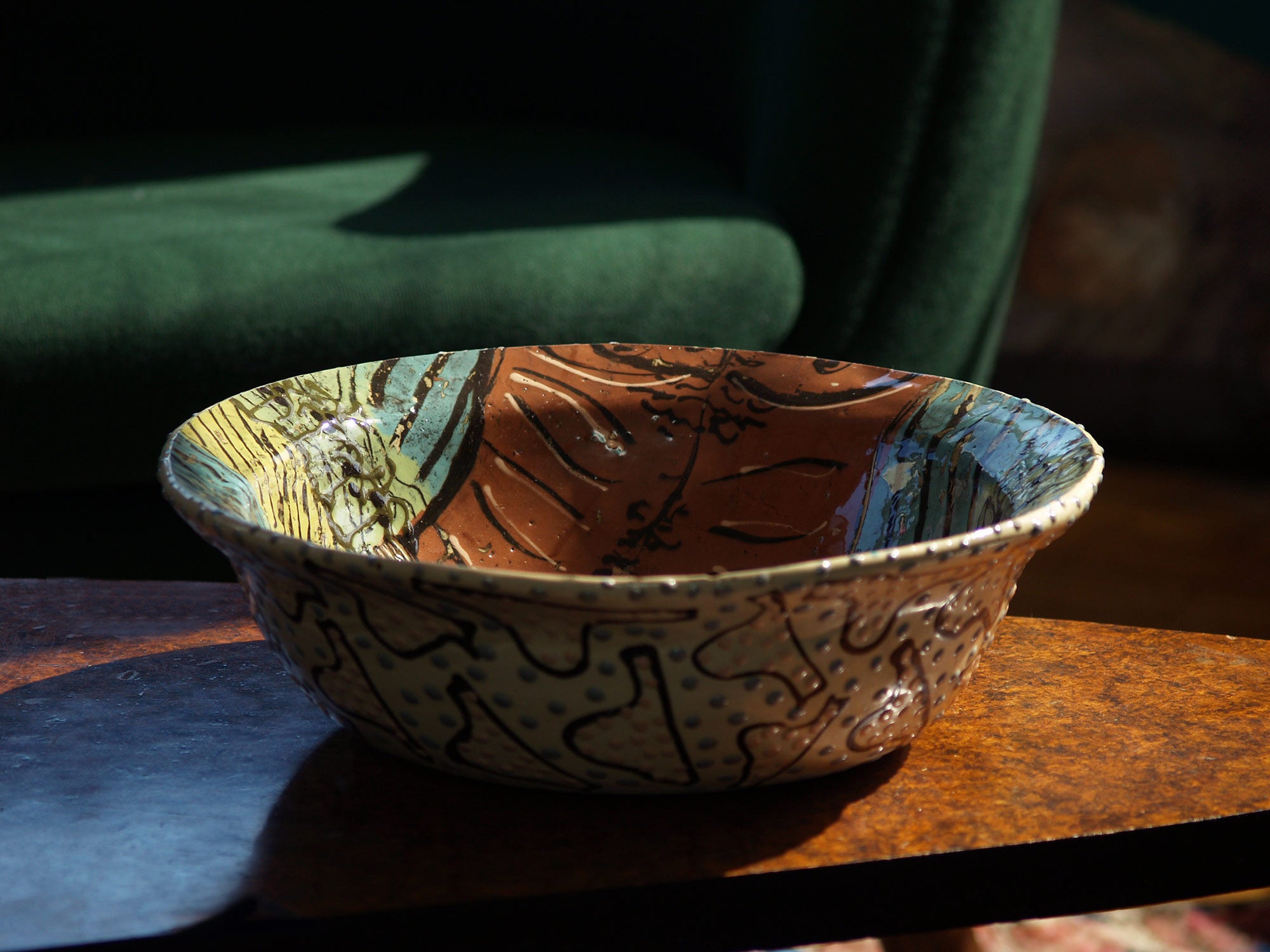 Coupe de Lincoln Kirby-Bell, Angleterre (1991)..Large bowl by Lincoln Kirby-Bell, United‑Kingdom (1991)
