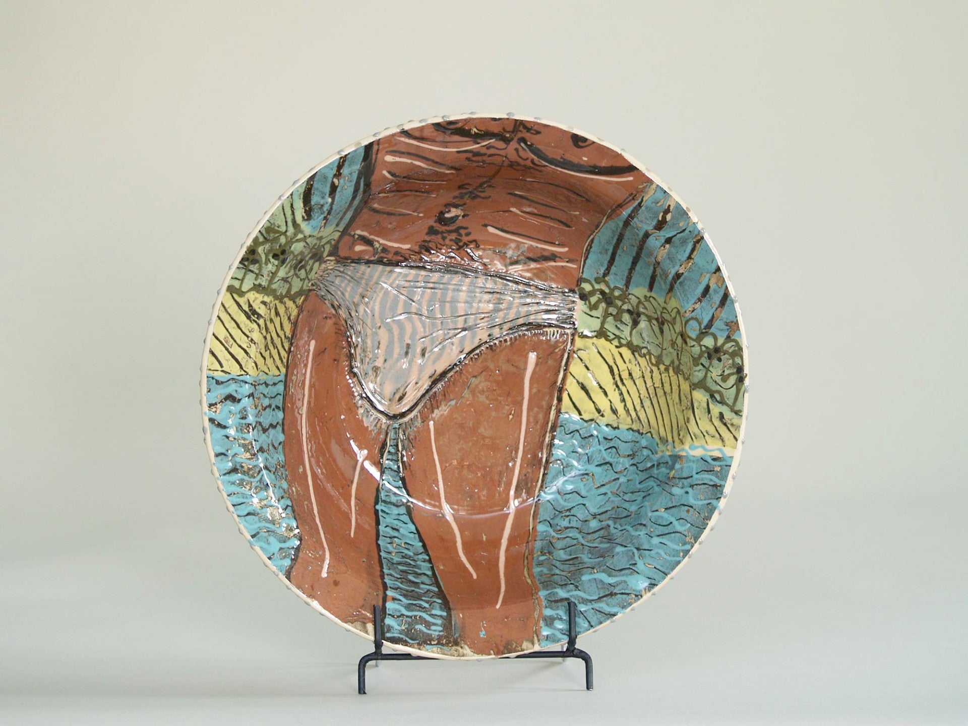 Coupe de Lincoln Kirby-Bell, Angleterre (1991)..Large bowl by Lincoln Kirby-Bell, United‑Kingdom (1991)