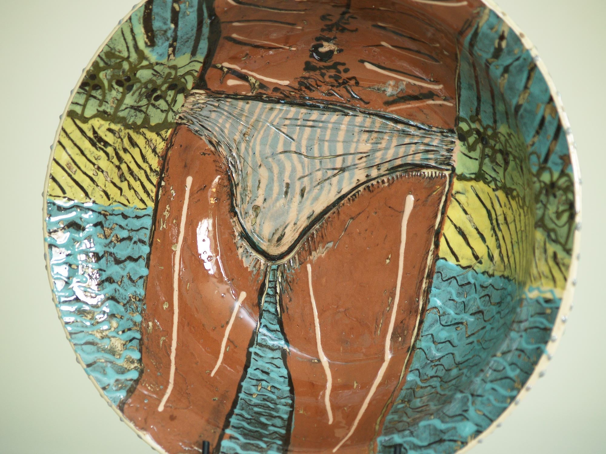 Coupe de Lincoln Kirby-Bell, Angleterre (1991)..Large bowl by Lincoln Kirby-Bell, United‑Kingdom (1991)