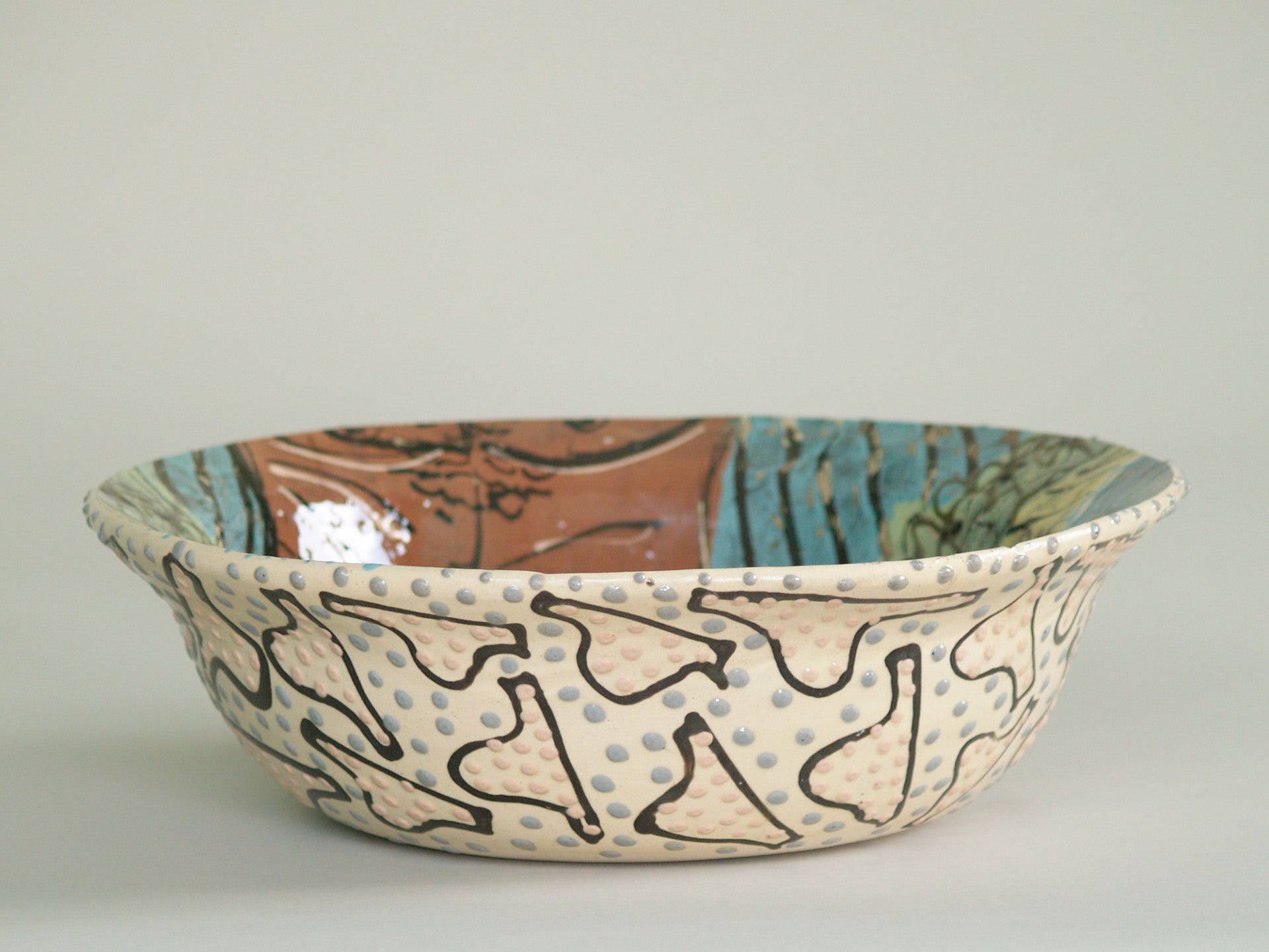 Coupe de Lincoln Kirby-Bell, Angleterre (1991)..Large bowl by Lincoln Kirby-Bell, United‑Kingdom (1991)