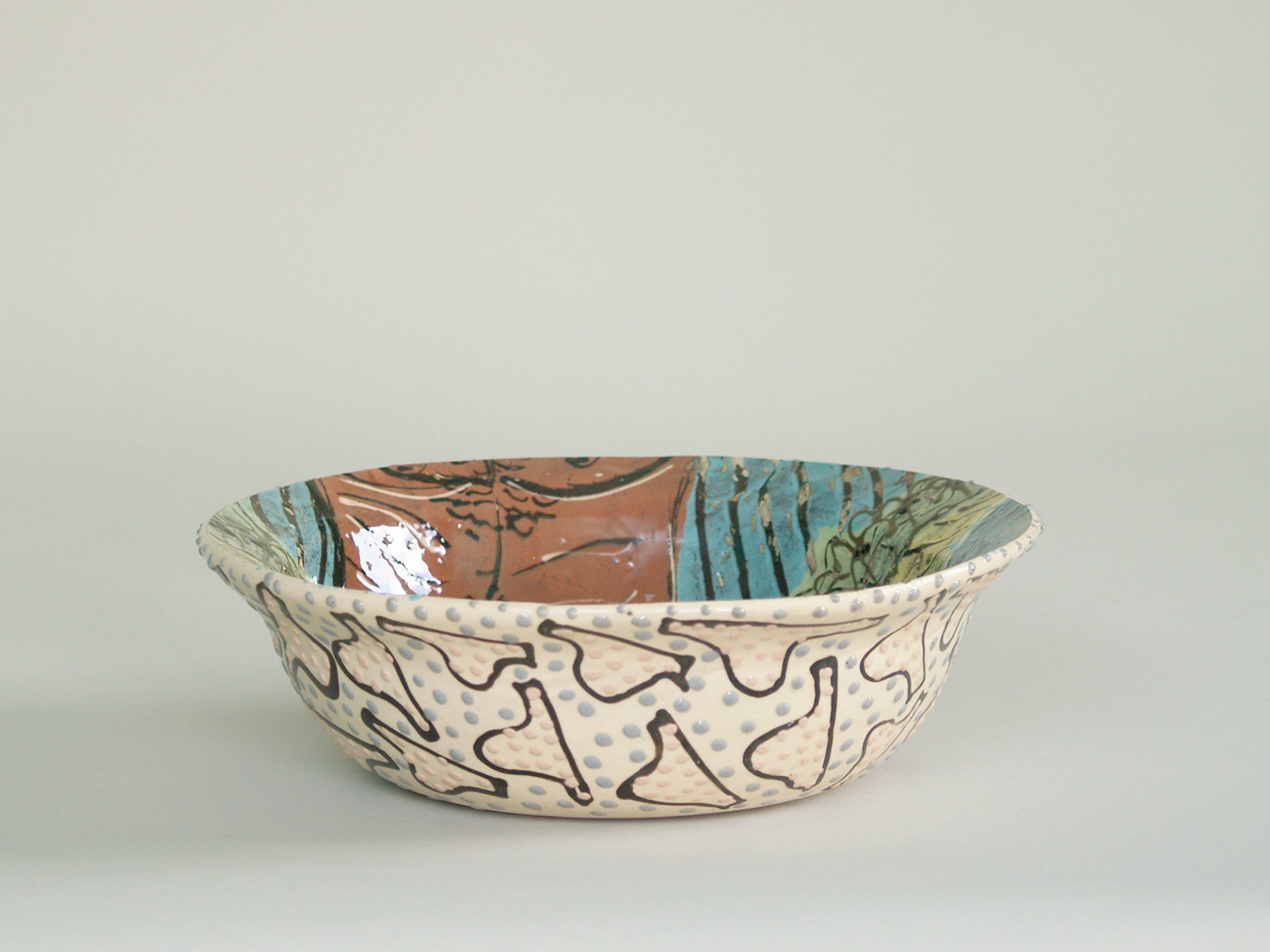 Coupe de Lincoln Kirby-Bell, Angleterre (1991)..Large bowl by Lincoln Kirby-Bell, United‑Kingdom (1991)