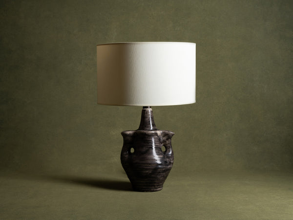 Rare lampe de table de Mado Jolain, France (vers 1955-58)..Unique table lamp by Mado Jolain, France (circa 1955-58)